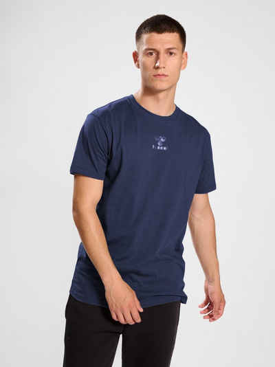 hummel T-Shirt Sport T-Shirt Kurzarm Funktionsshirt Jersey 5788 in Blau
