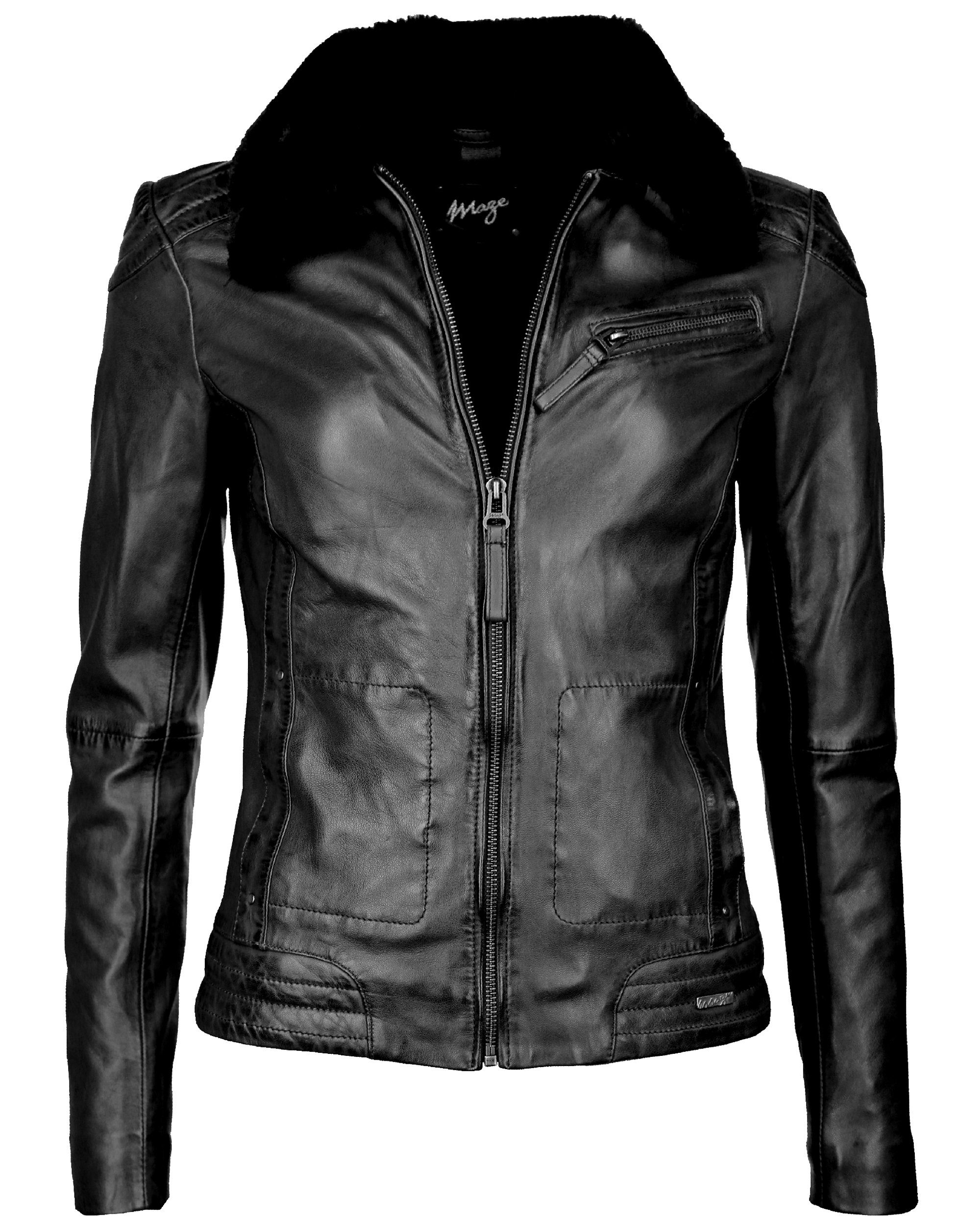 Maze Lederjacke Morelia black | Übergangsjacken