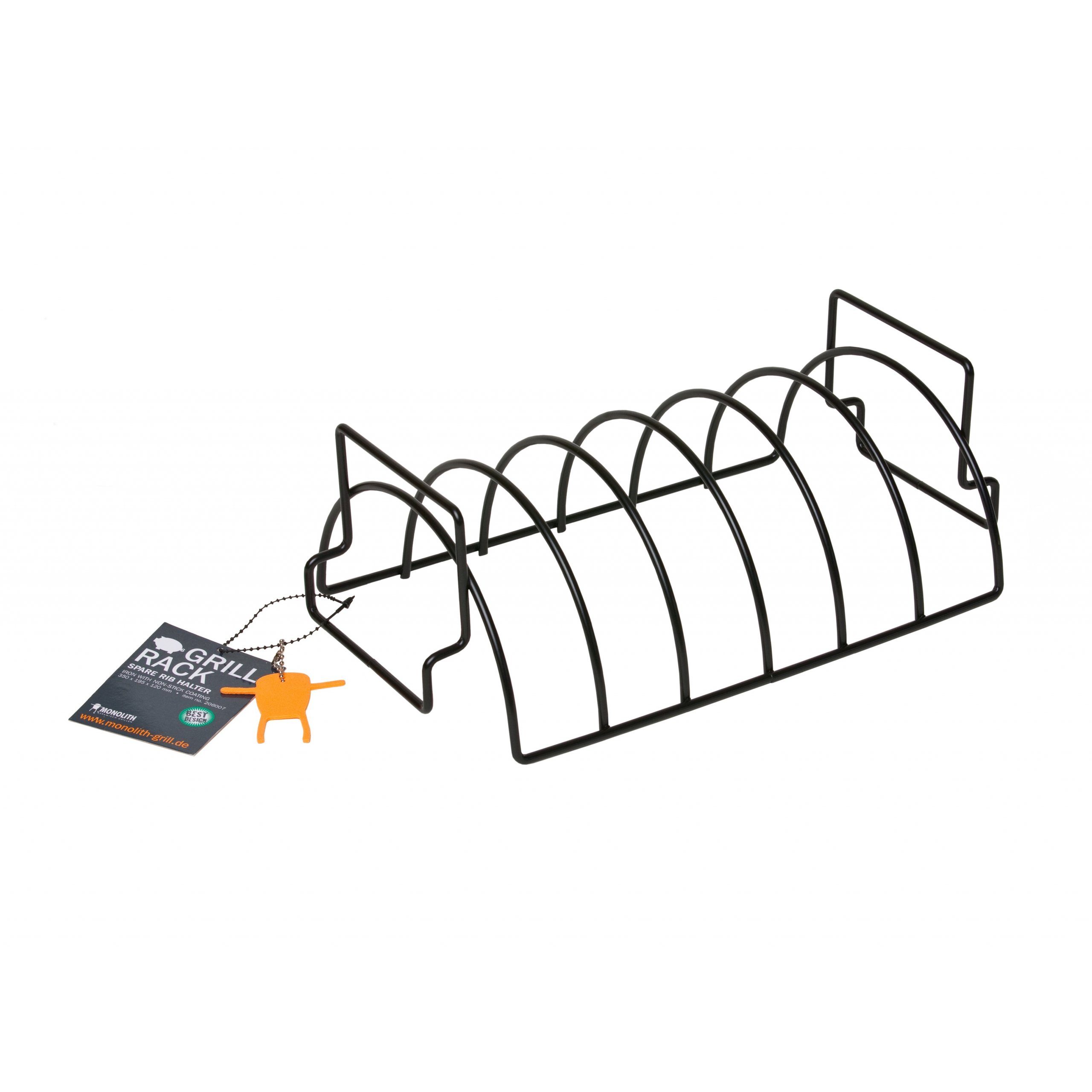 MONOLITH Keramikgrill Monolith Sparerib-Halter Rippchenhalter und Bratenkorb 206007