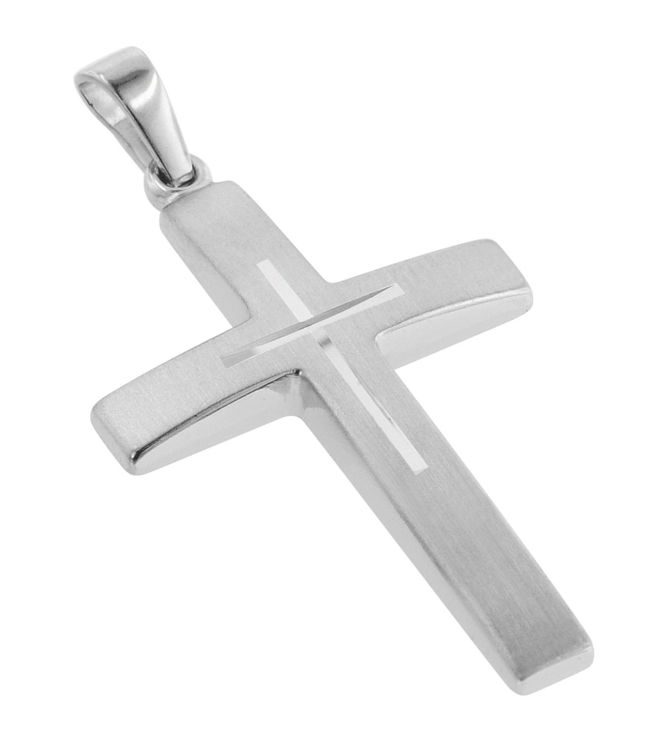 trendor Kette mit Anhänger Silber Kreuz günstig online kaufen
