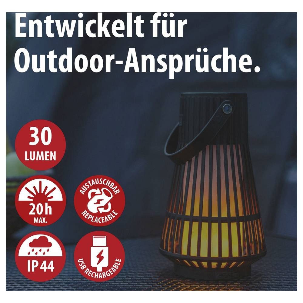 Brennenstuhl LED Laterne 1173740011 FL 100 A LED Camping-Laterne 30 lm akkubetrieben Schwarz