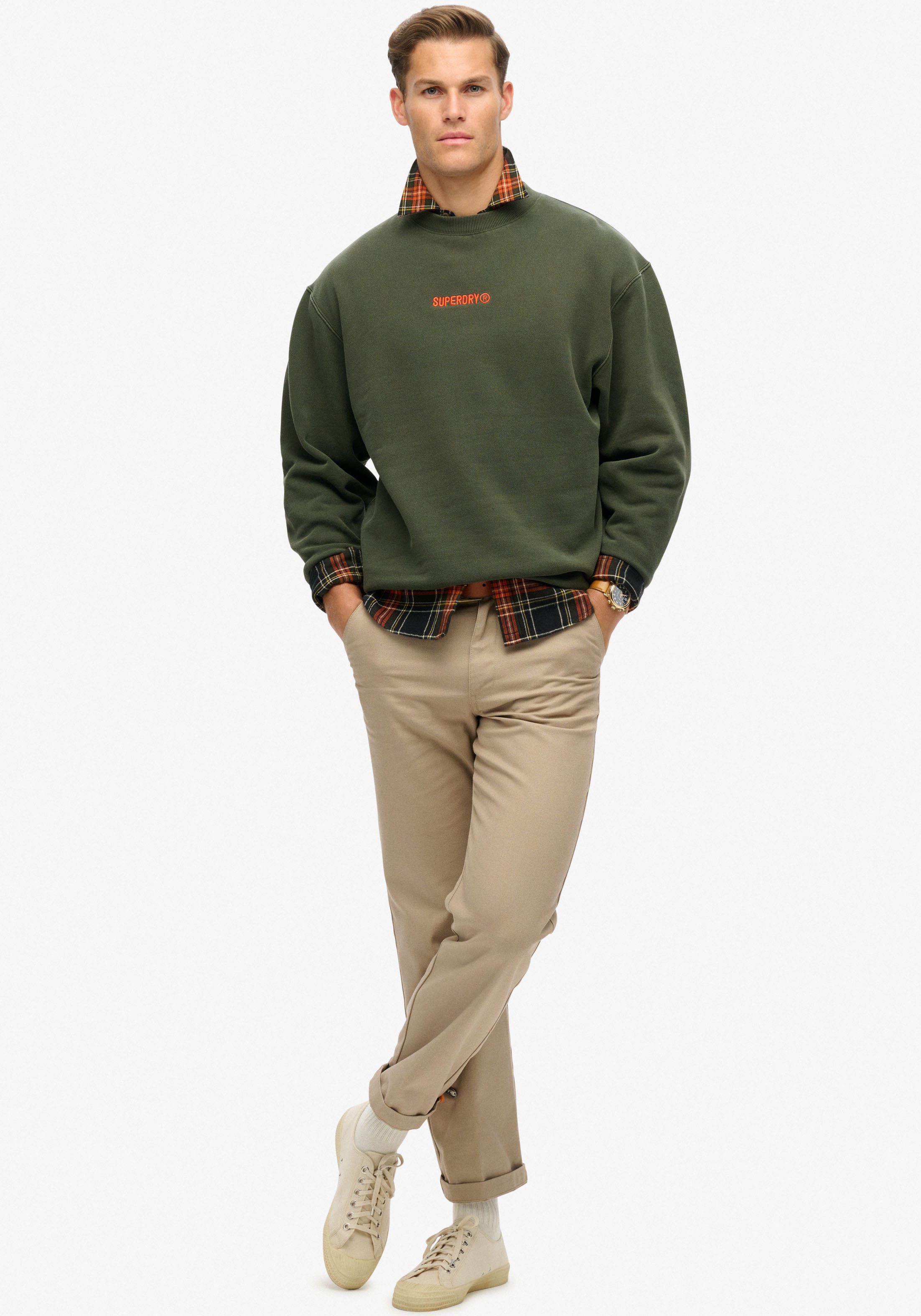 Superdry Sweatshirt MICRO LOGO GRAPHIC LOOSE günstig online kaufen