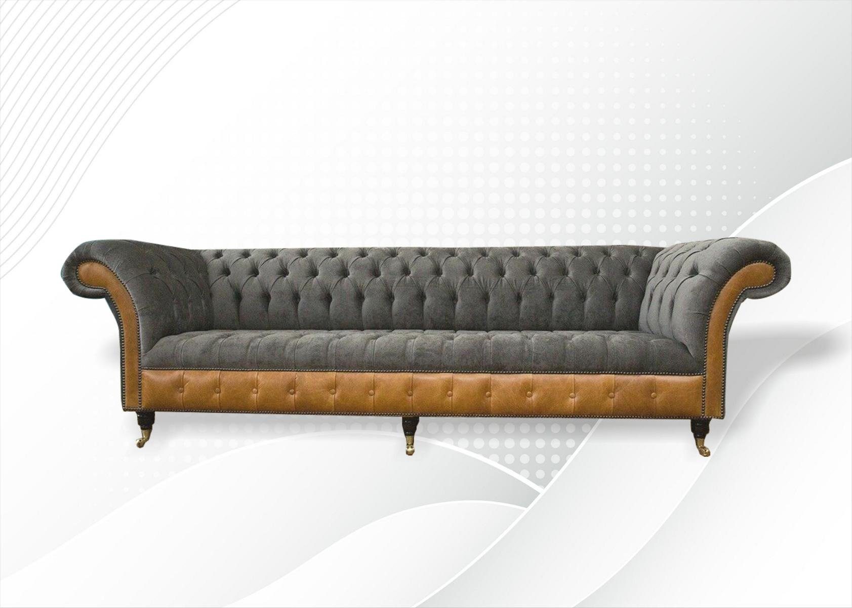 JVmoebel Sofa xxl Sofas Chesterfield Polster Design Luxus Sofa 4 Sitzer, Made in Europe
