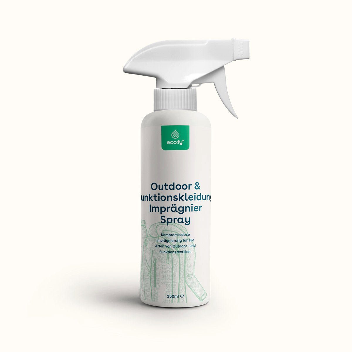 eco:fy Outdoor- & Funktionskleidung-Imprägnierspray Imprägnierspray (1 St), Starker Schutz vor Wasser, Fett und Schmutz