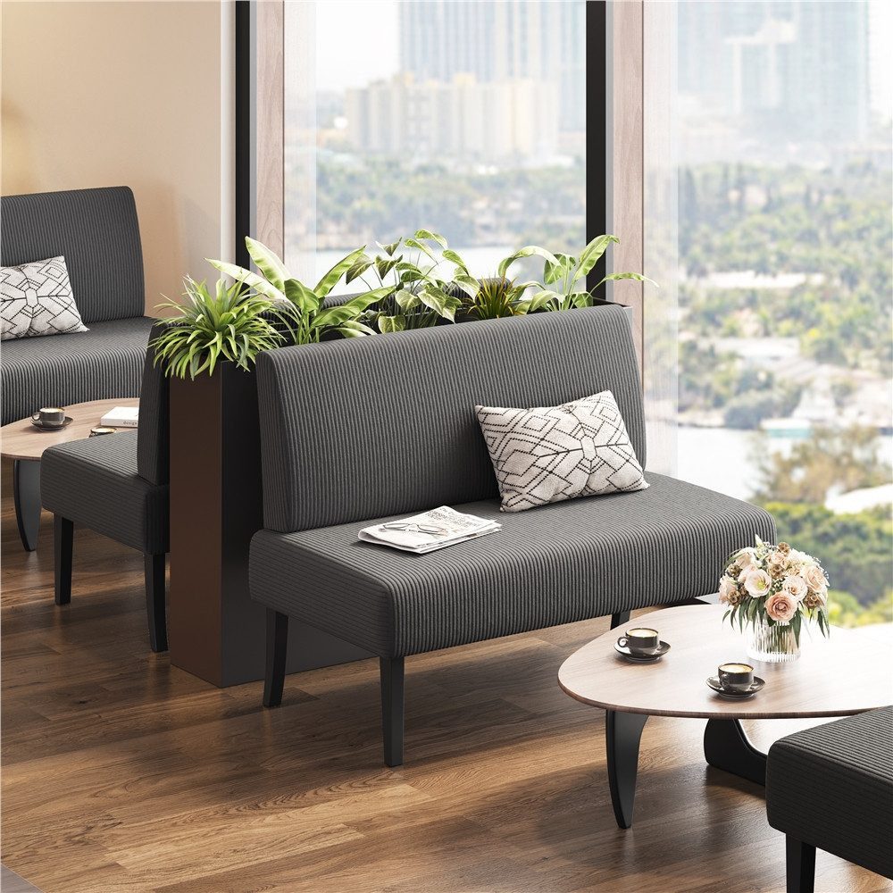 Yaheetech Sofa 2-Sitzer Polstersofa Loungesofa, bis 136 kg belastbar