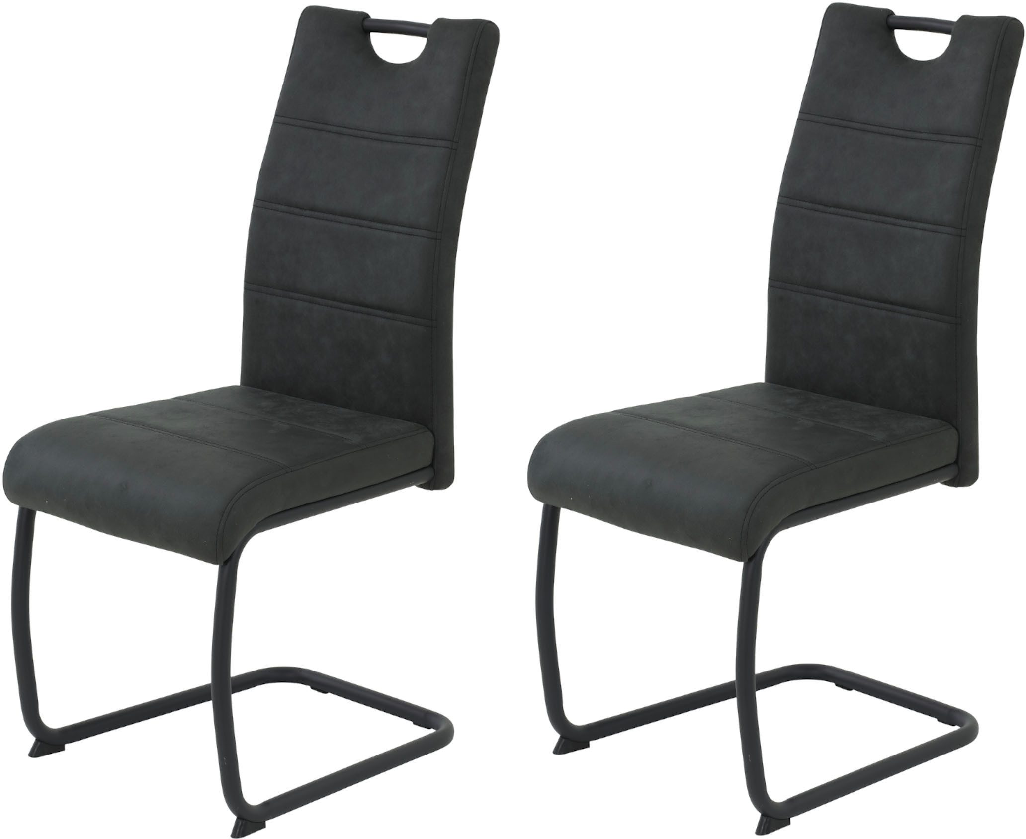 HELA Freischwinger DUNJA (Set, 2 St), Schwingstuhl, Vintage Optik, mit Grif günstig online kaufen