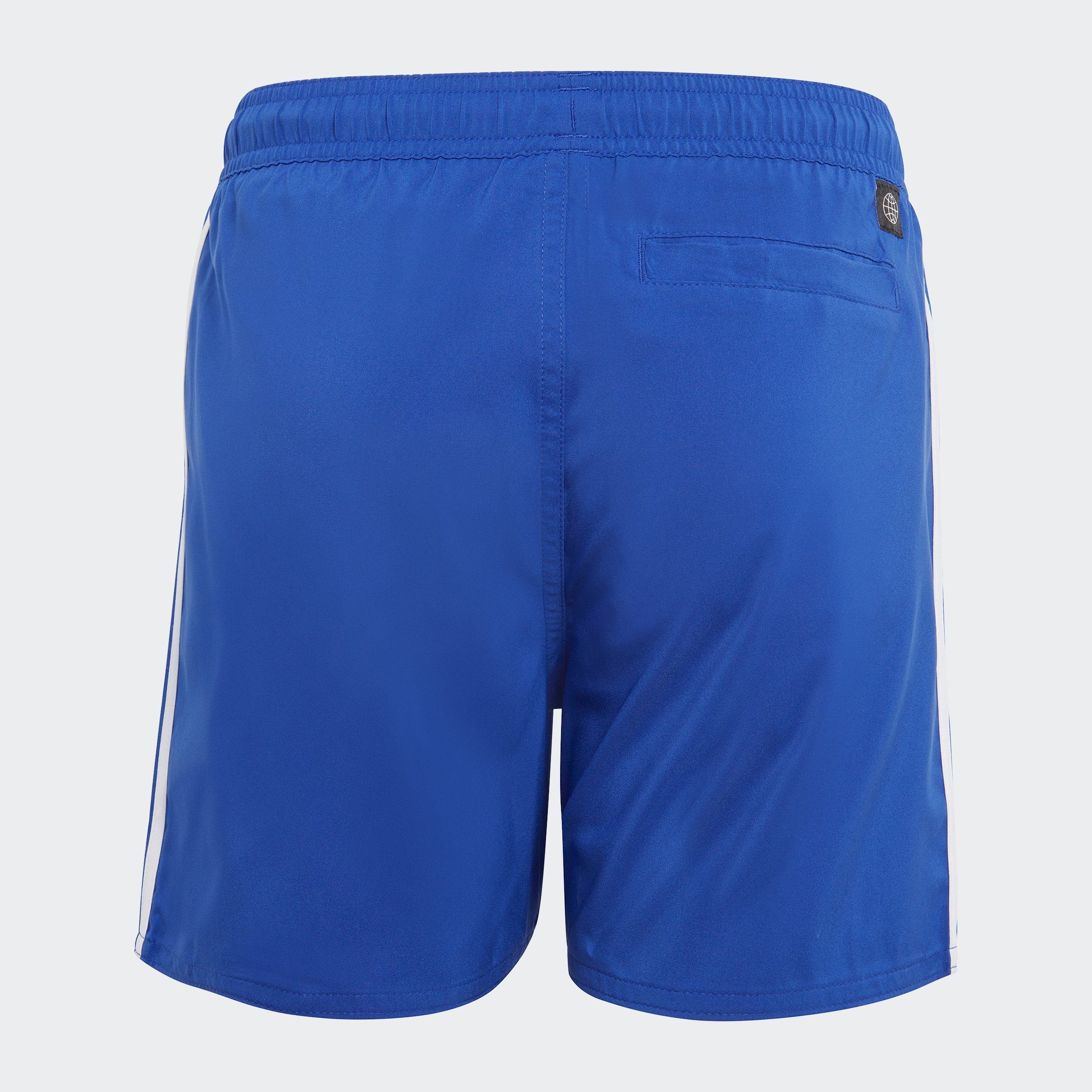 adidas Performance Badeshorts Lucid Semi / (1-St) White 3-STREIFEN Blue