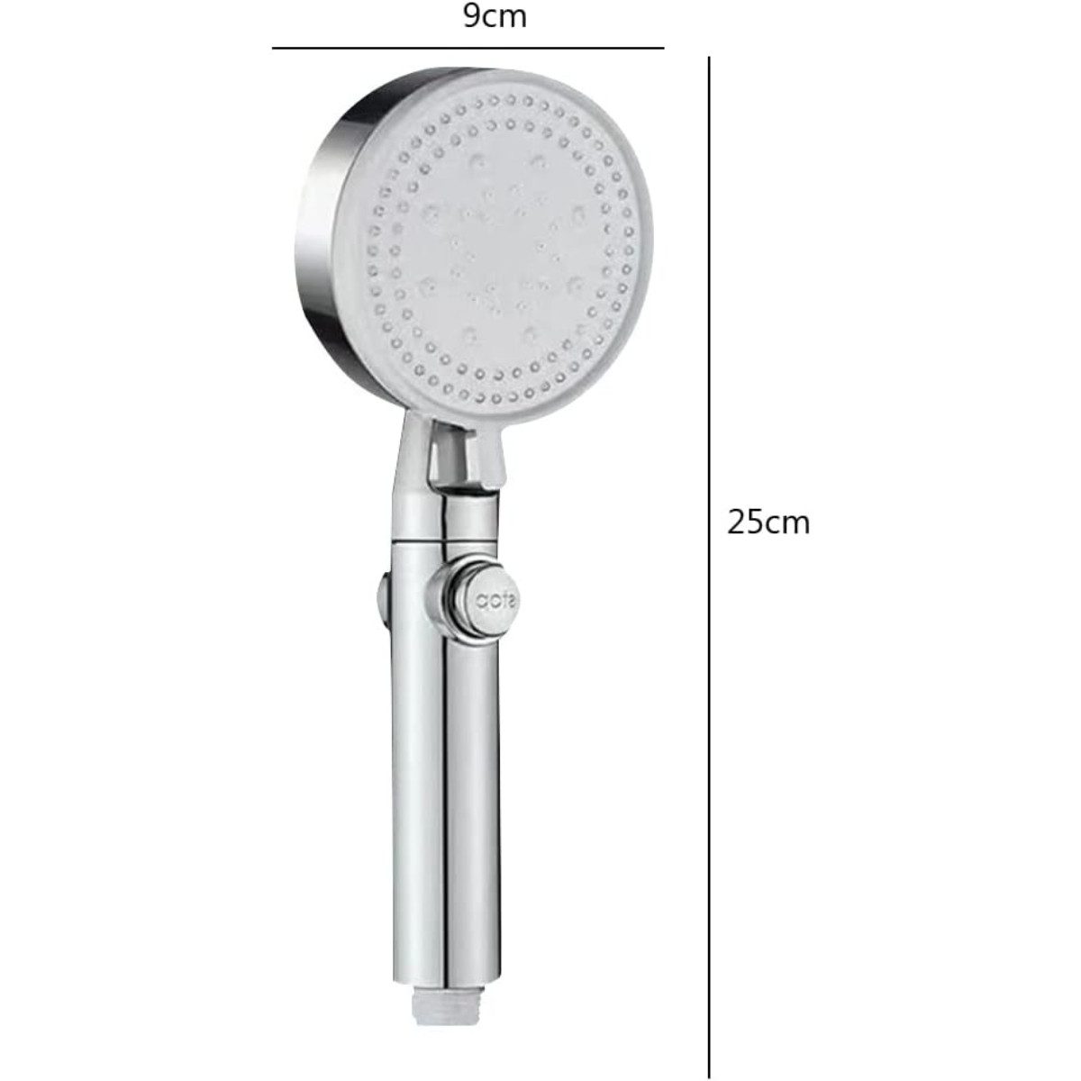 COFI 1453 Handbrause Duschkopf mit 5 Strahlarten und Wasserstopp Taste G1/2, (1-tlg)