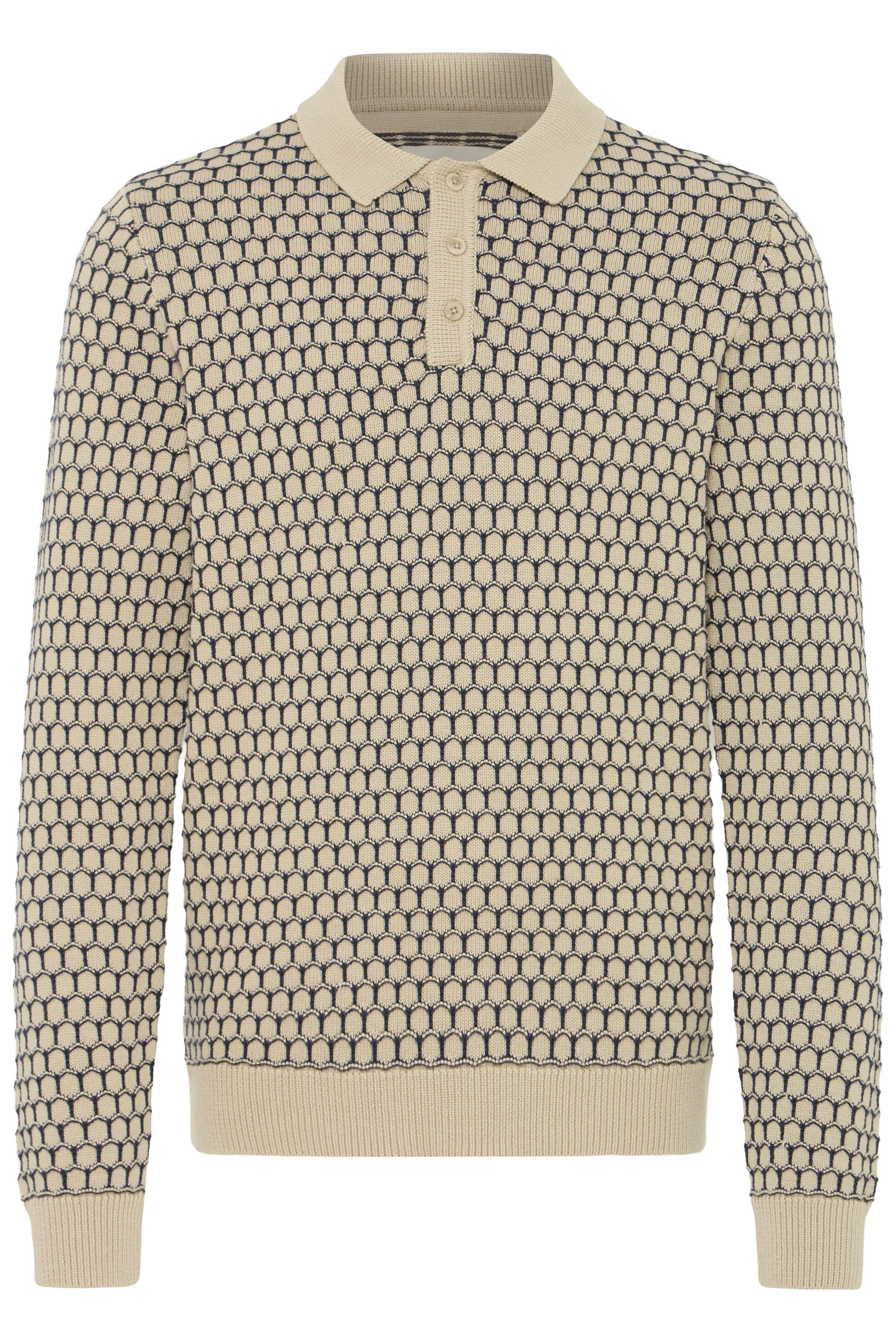 Blend Polokragenpullover BHDONG POLO Baumwolle, regular fit