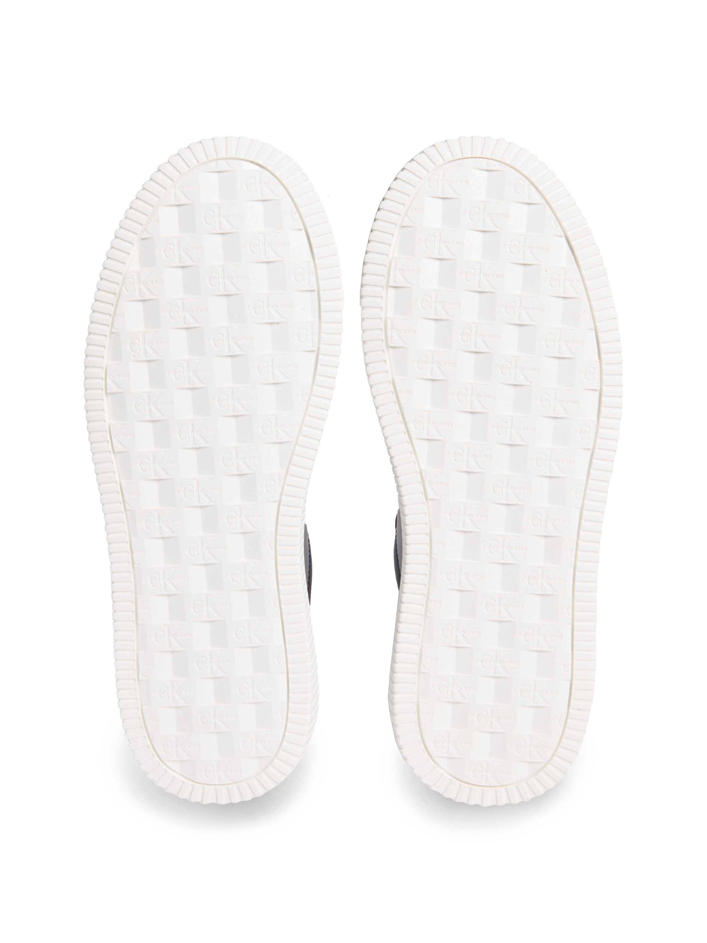 Calvin Klein Jeans CHUNKY CUPSOLE MONO LTH Sneaker Schnürschuh, Halbschuh, Freizeitsneaker mit seitlichem Logo