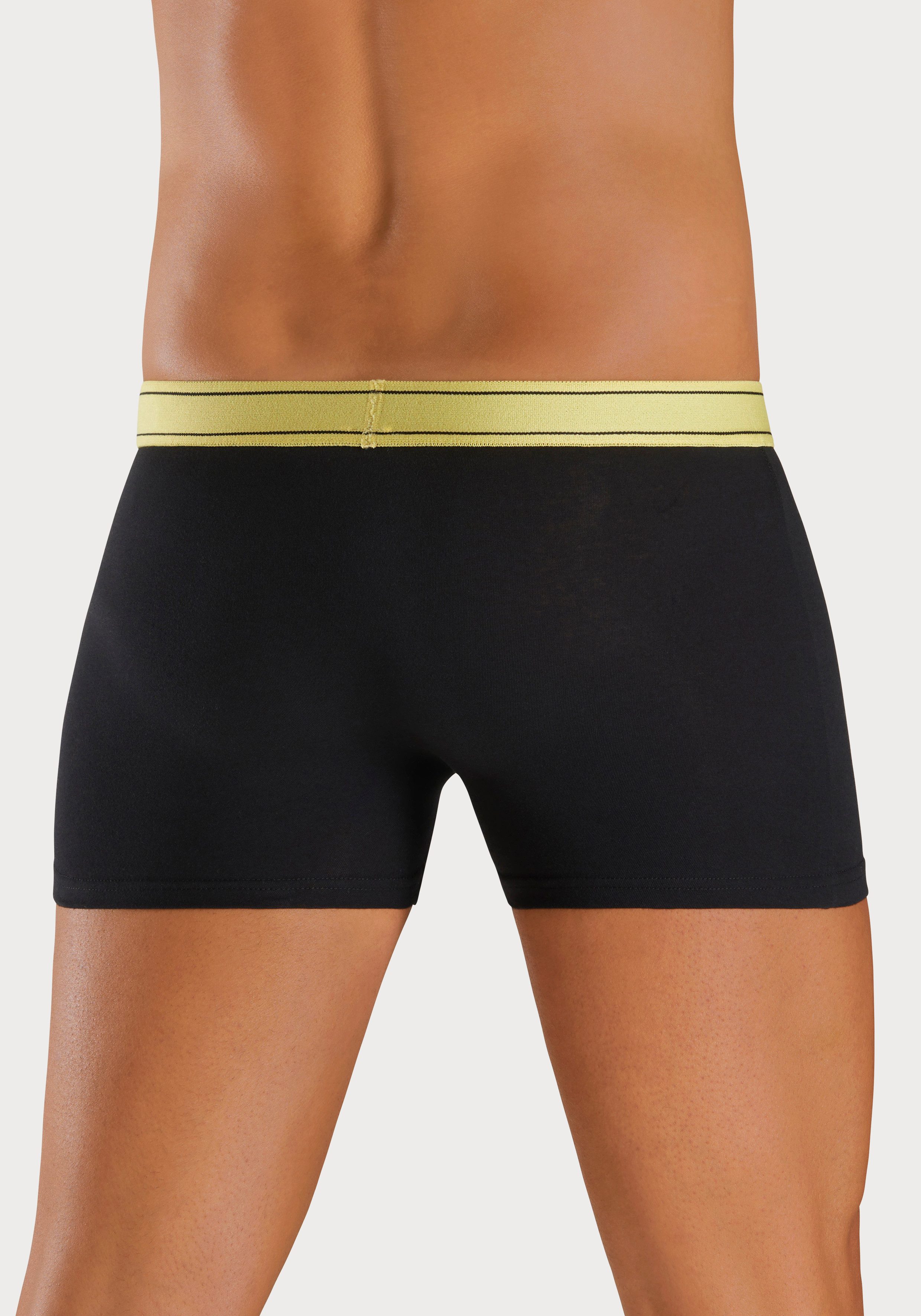 H.I.S Boxer Boxershorts für Herren (Packung, 5-St) mit Steifen und Logo im Bund