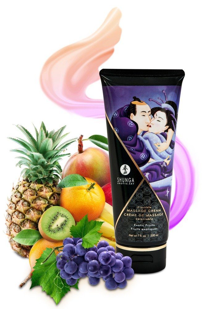 SHUNGA Massageöl Shunga - Massage Cream Exotic 200 ml, für sinnliche Massagen