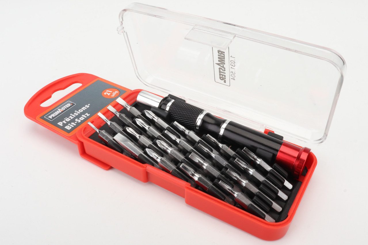 Schraubendreher Primaster Präzisions-Bit-Set 21-teilig