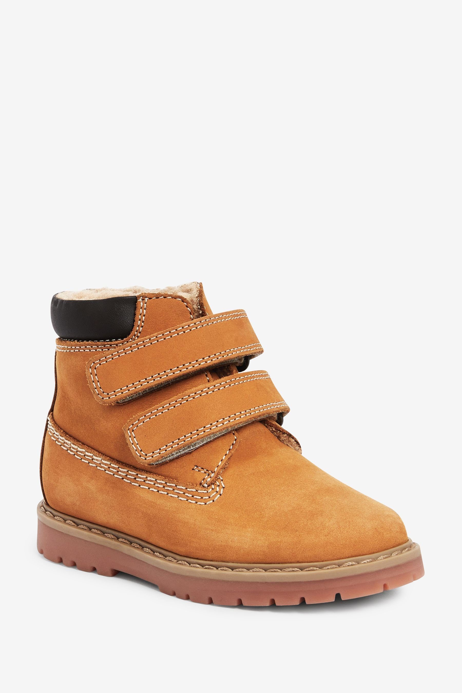 Next Warm gefütterte Stiefel mit Klettverschluss günstig online kaufen