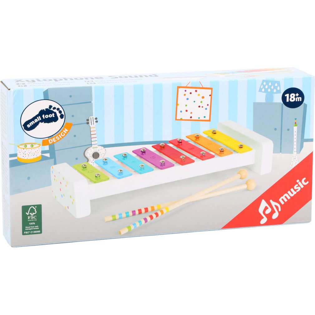 Small Foot Spiel-Schlagzeug 11117 Xylophone "Sound" aus Holz