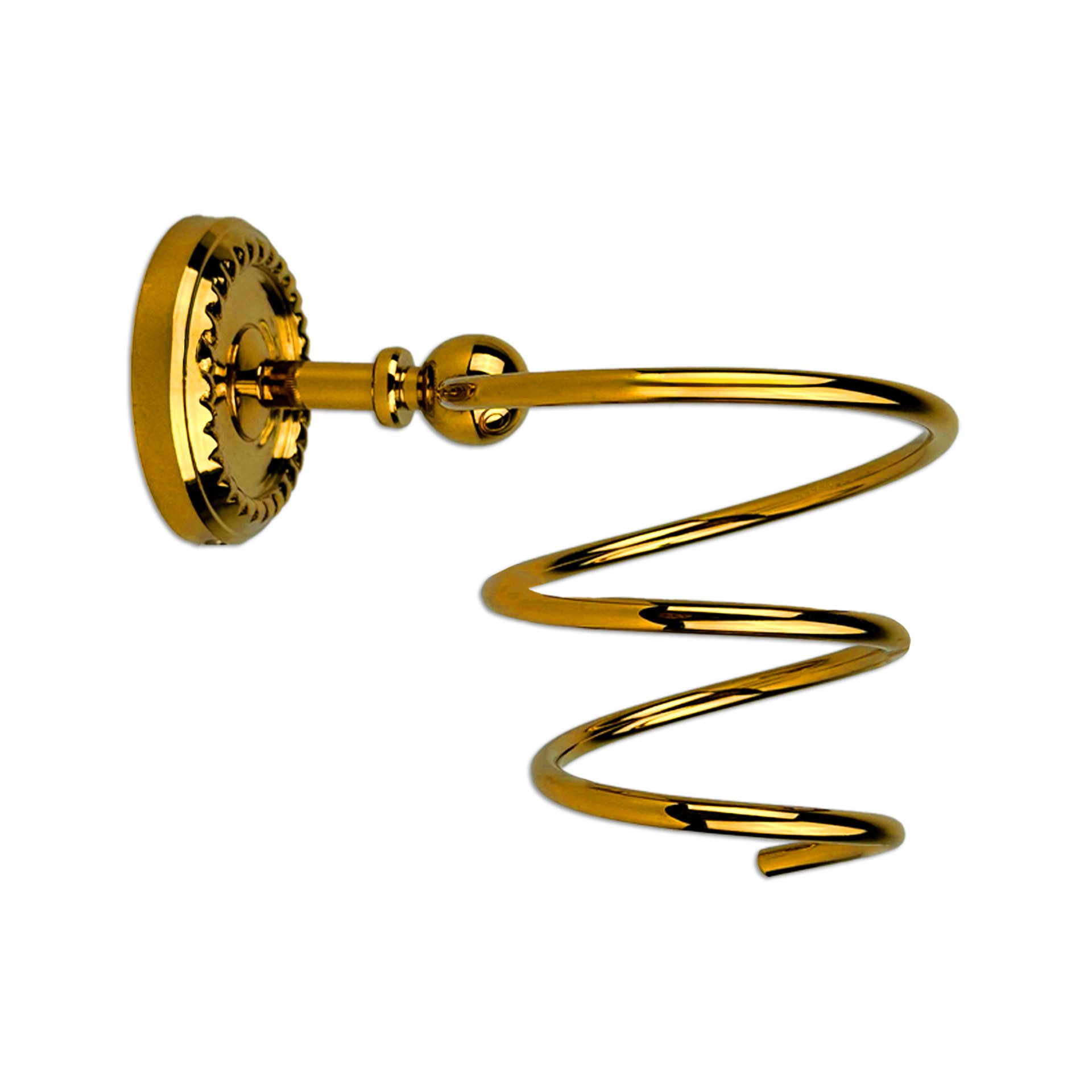 Belle Arti Haartrocknerhalter Fönhalter Haartrockner Wandhalterung Halterung Föhn Badezimmer Messing, (bis 3,00 Zoll, glänzend in Gold Optik, Föhnhalter Halter Fön Haartrockner Bad Wandmontage poliert gold Optik)