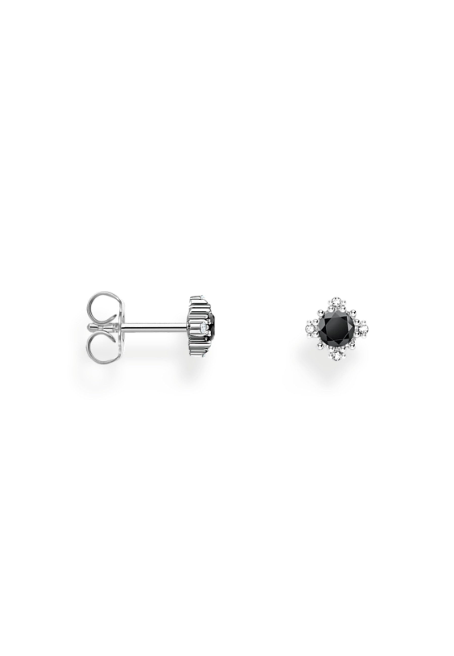 THOMAS SABO Fingerring Kleine silberne Vintage-Ohrstecker mit schwarzem Zir günstig online kaufen