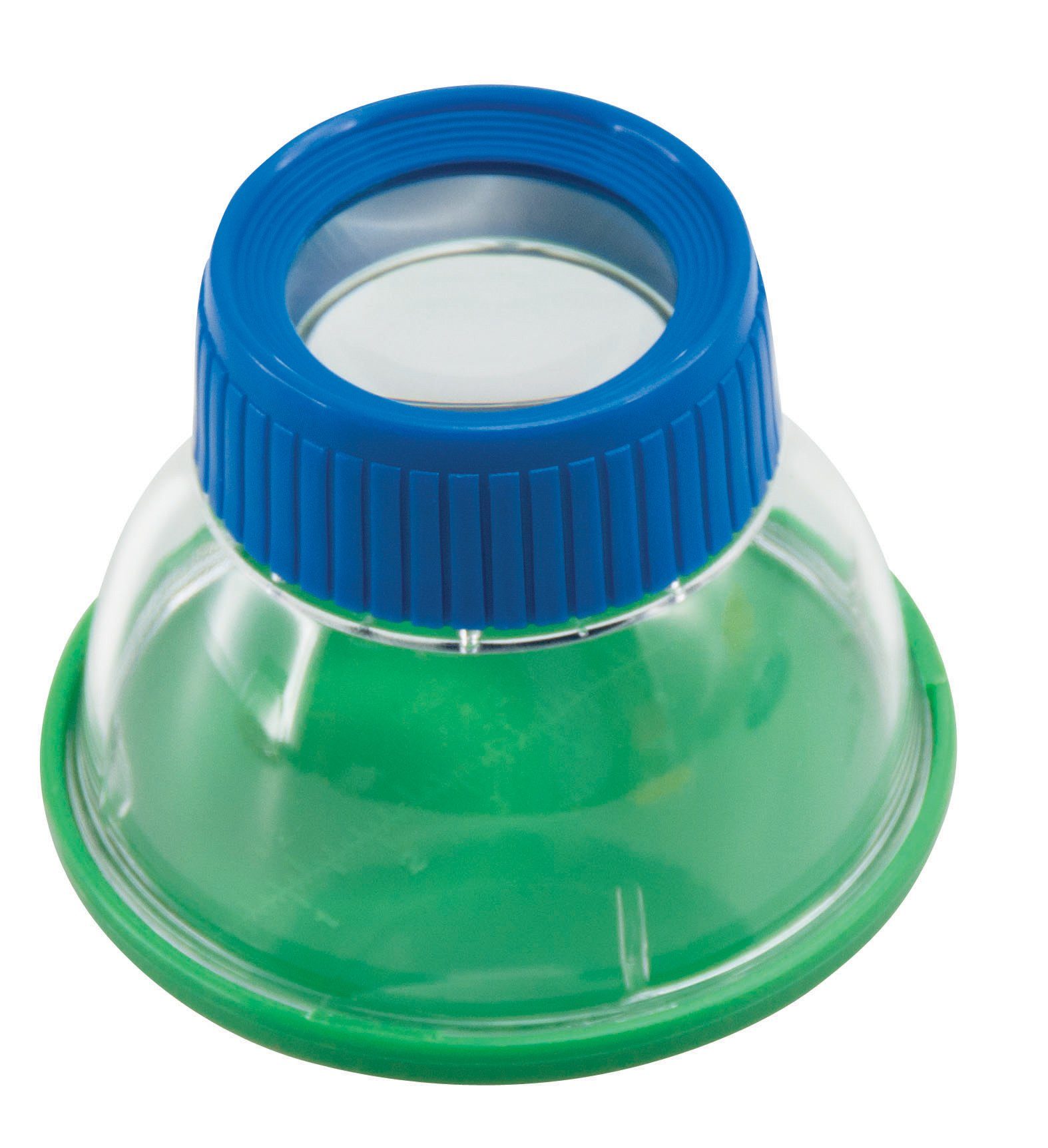 Edu-Toys Becherlupe JS011 Bunte große Becherlupe Lupendose 6fach Kita Schule, 2-tlg.