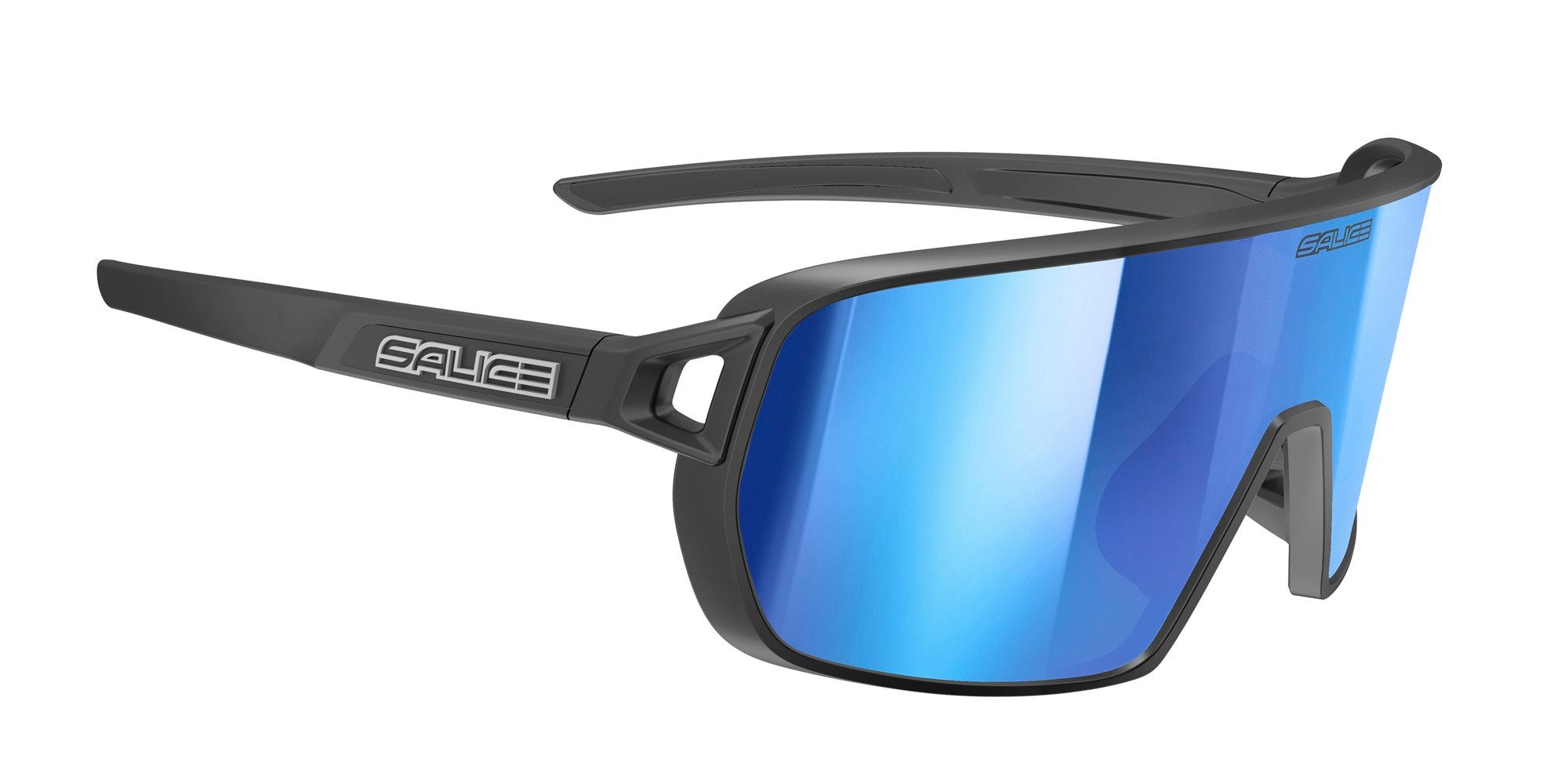 Salice Sonnenbrille 028RWX (Glasscheibe: Hydrophobic RWX Blau) schwarz/blau - 1 Brille