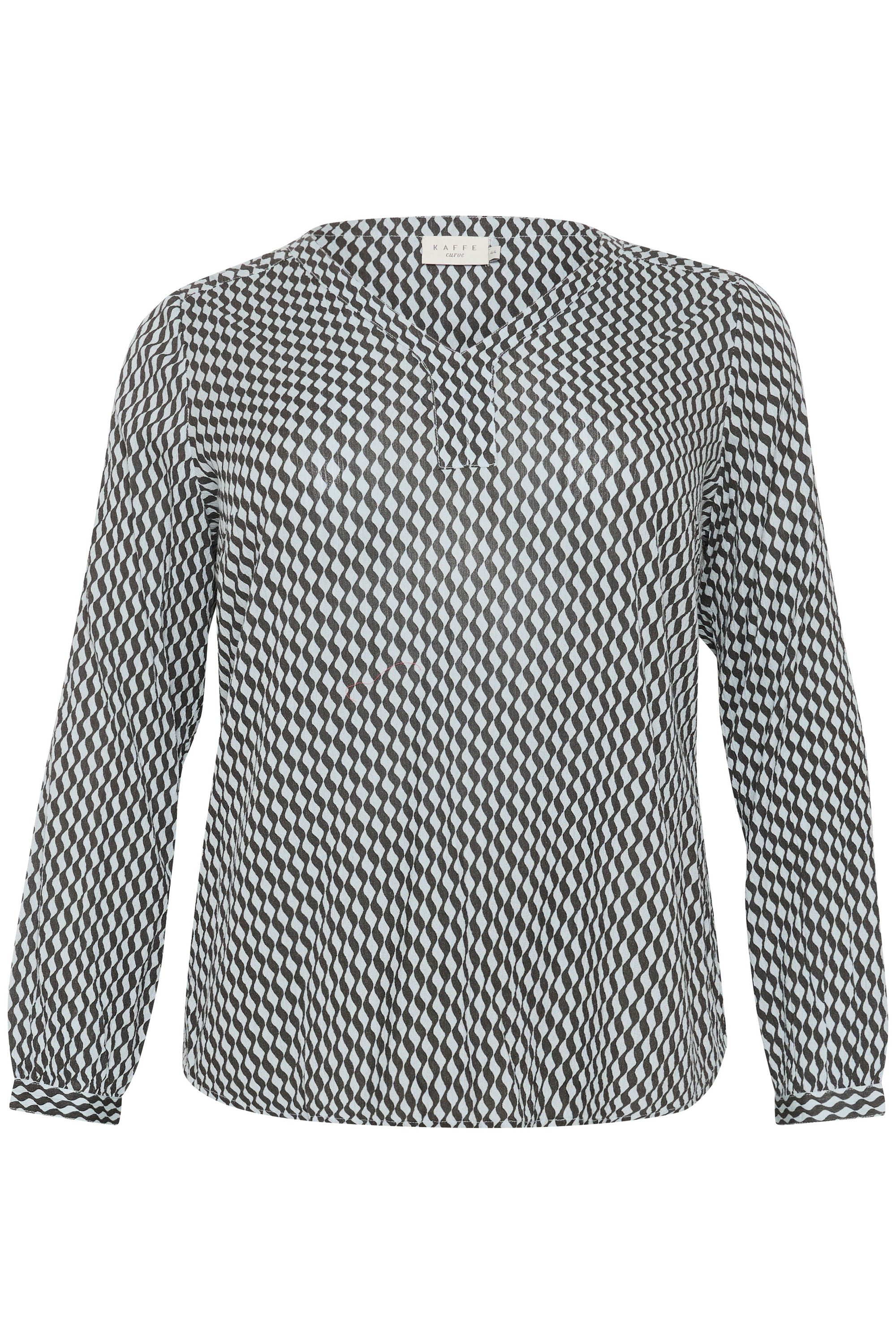 KAFFE Curve Langarmbluse Langarm-Bluse KCami Große günstig online kaufen