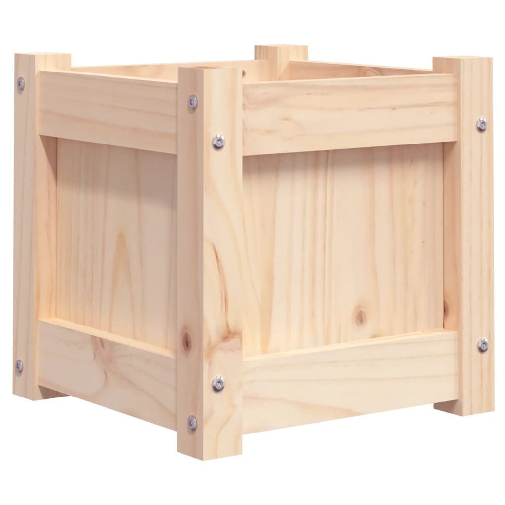 vidaXL Pflanzkübel, Pflanzkasten 31x31x31 cm Massivholz günstig online kaufen
