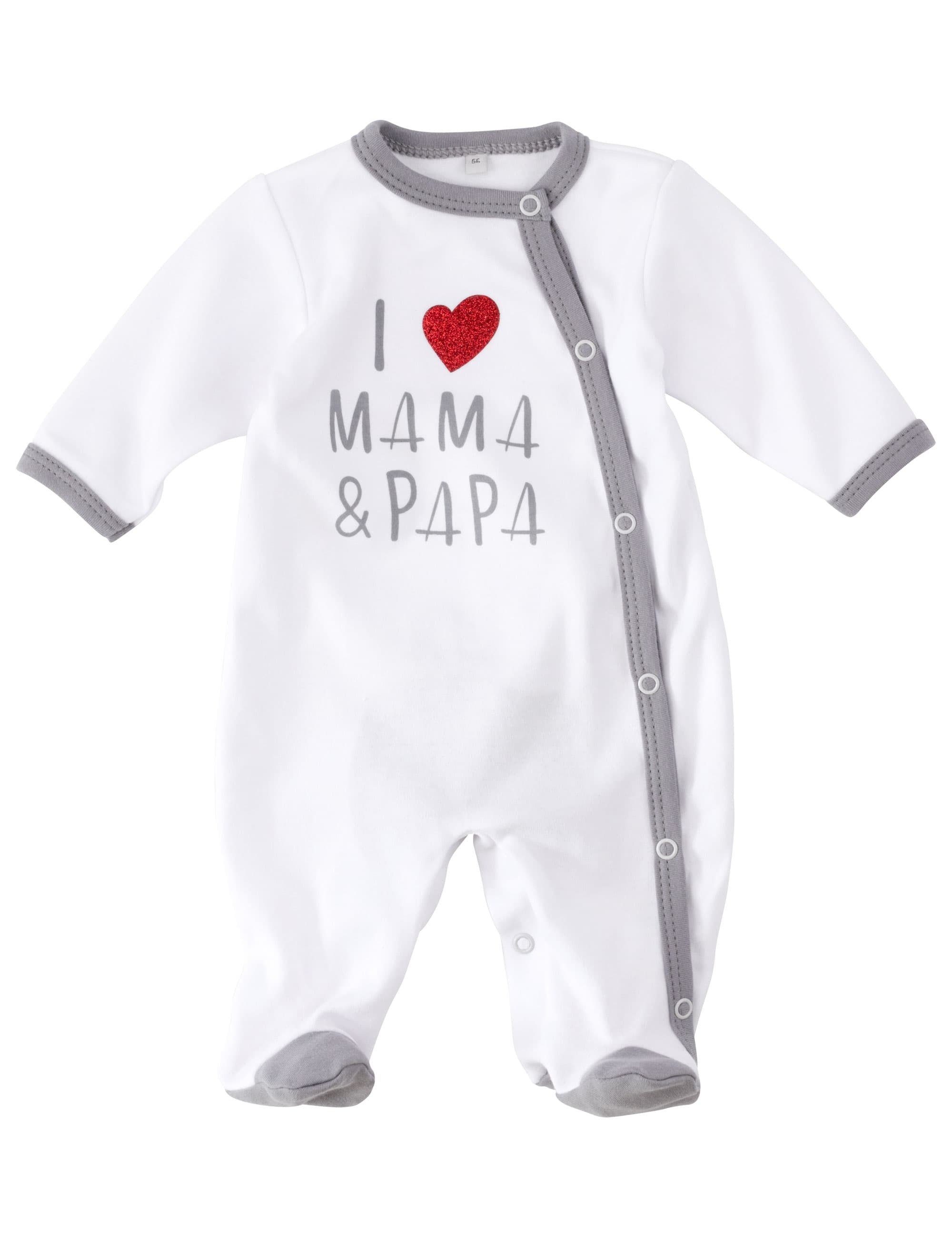 I Papa Strampler Strampler & love (1-tlg) Baby Sweets Mama