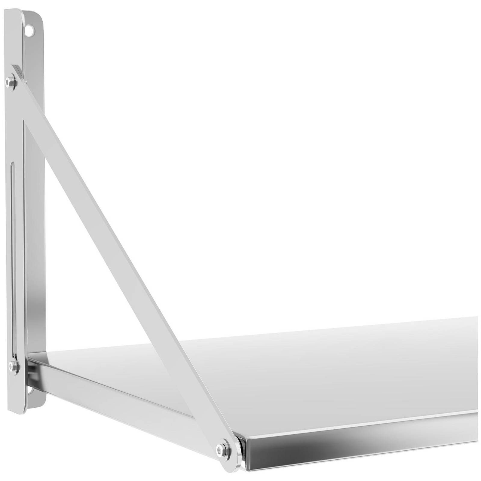 Royal Catering Hängeregal Wandbord klappbar 40 kg Wandregal 80 x 45 cm Edel günstig online kaufen