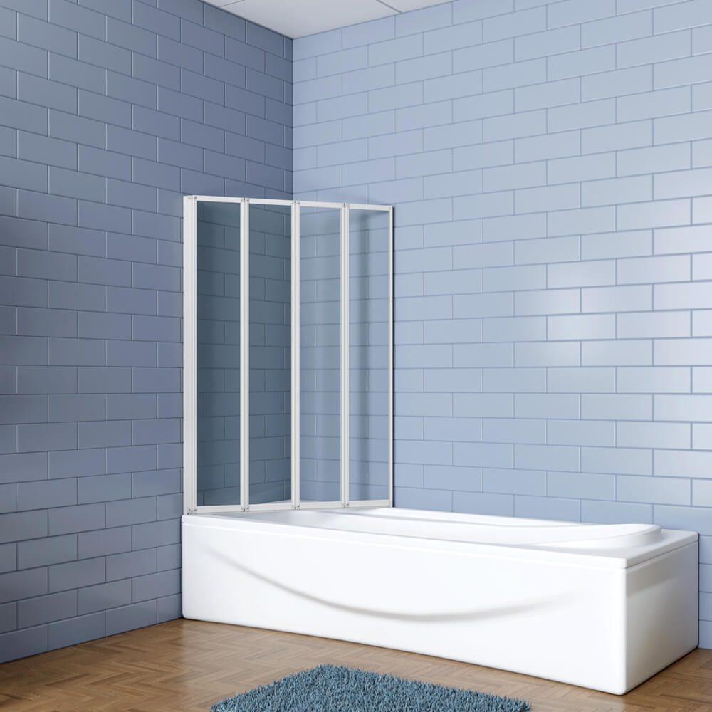 duschspa Badewannenaufsatz 4mm ESG 4-teilige Duschwand günstig online kaufen