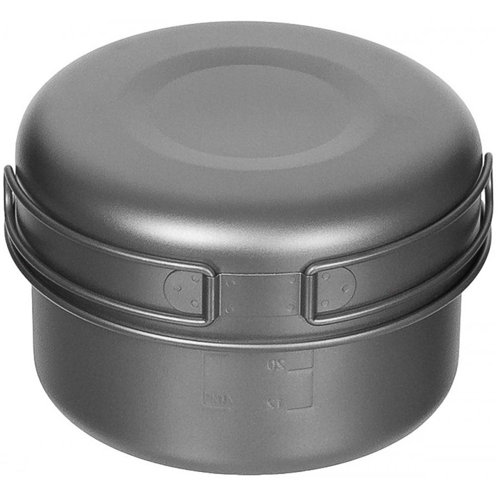 FoxOutdoor Topf-Set Kochset, Titan, 5-teilig, (Set)