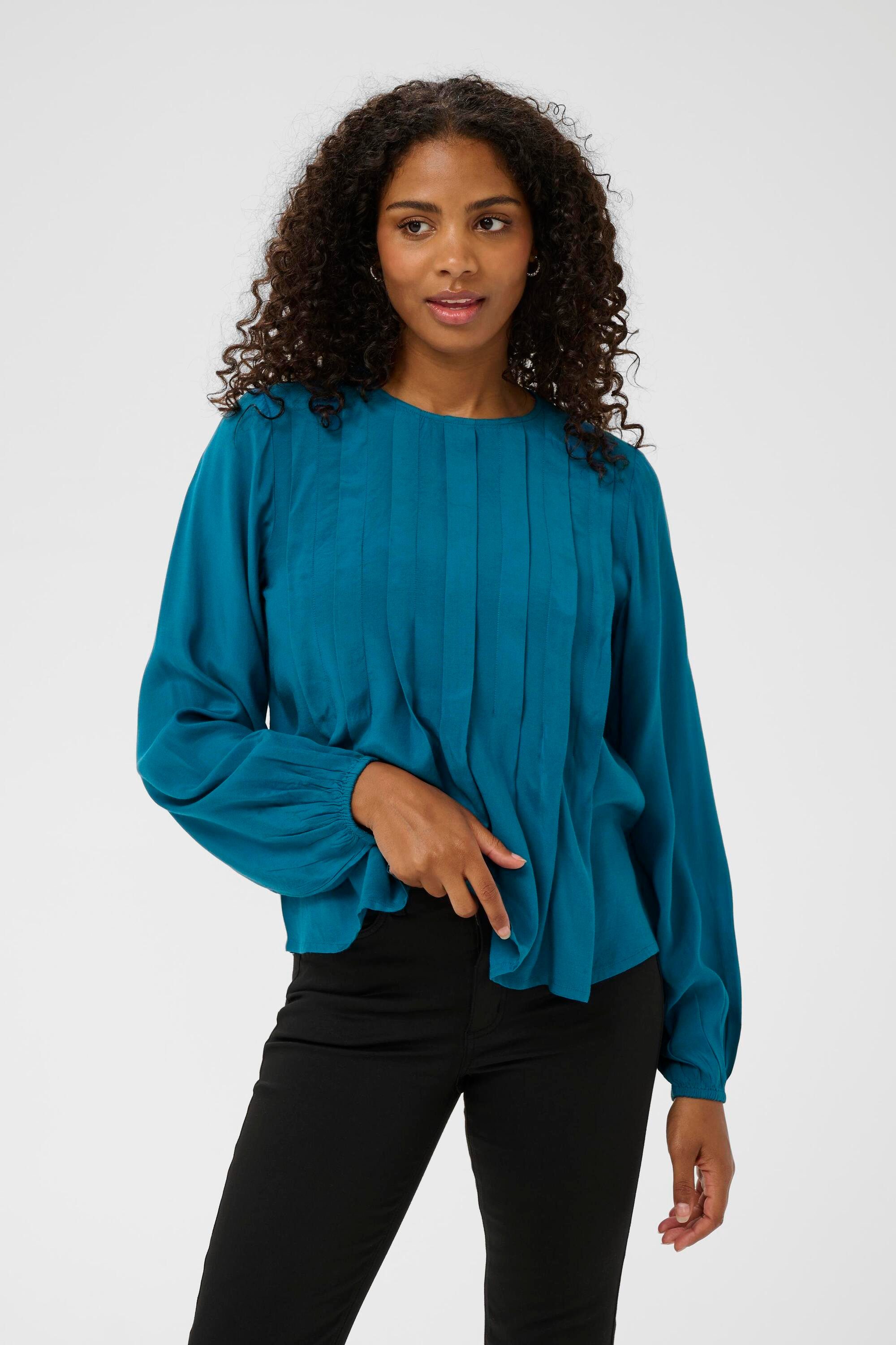 Langarmbluse Langarm-Bluse KAaria
