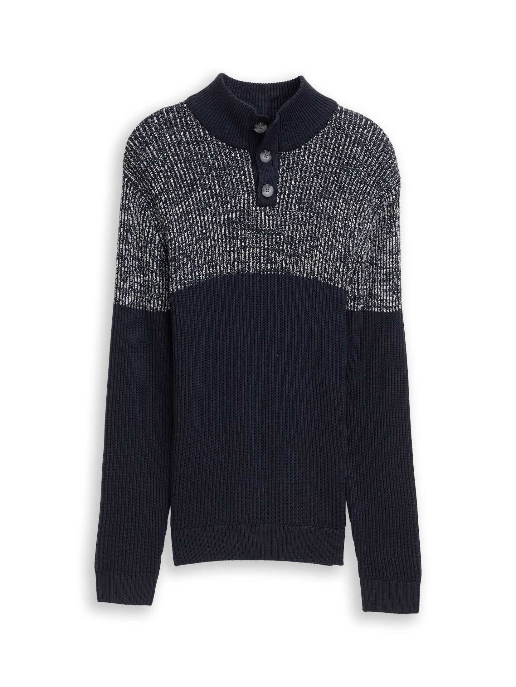 offwhite navy plated mouline