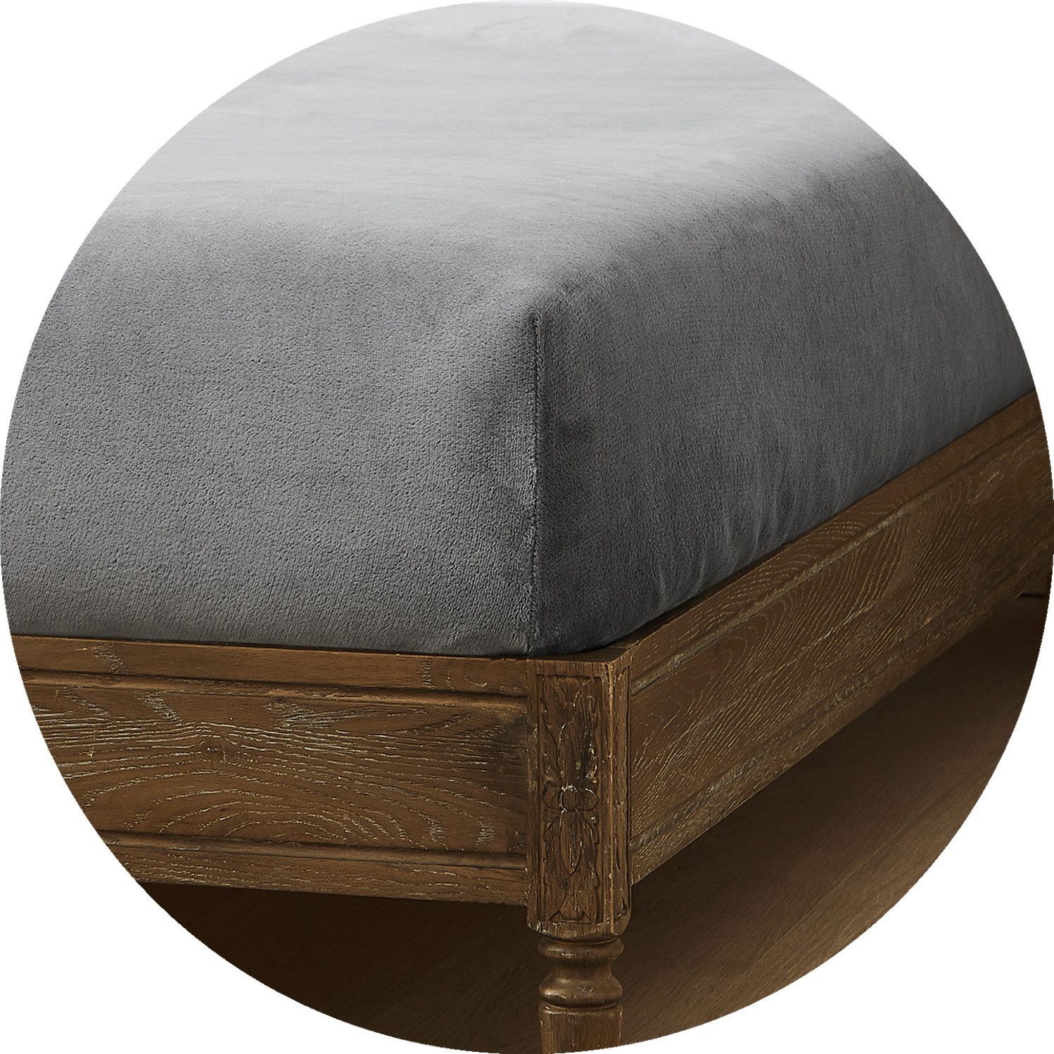 JACK Spannbettlaken Teddy Flausch Cashmere Touch Weiß Grau Anthrazit, Fleece, Gummizug: Rundumgummizug, (1 Stück), Teddy Plüsch, kuschlig, weiche Oberfläche, su – Bild 4 von 5