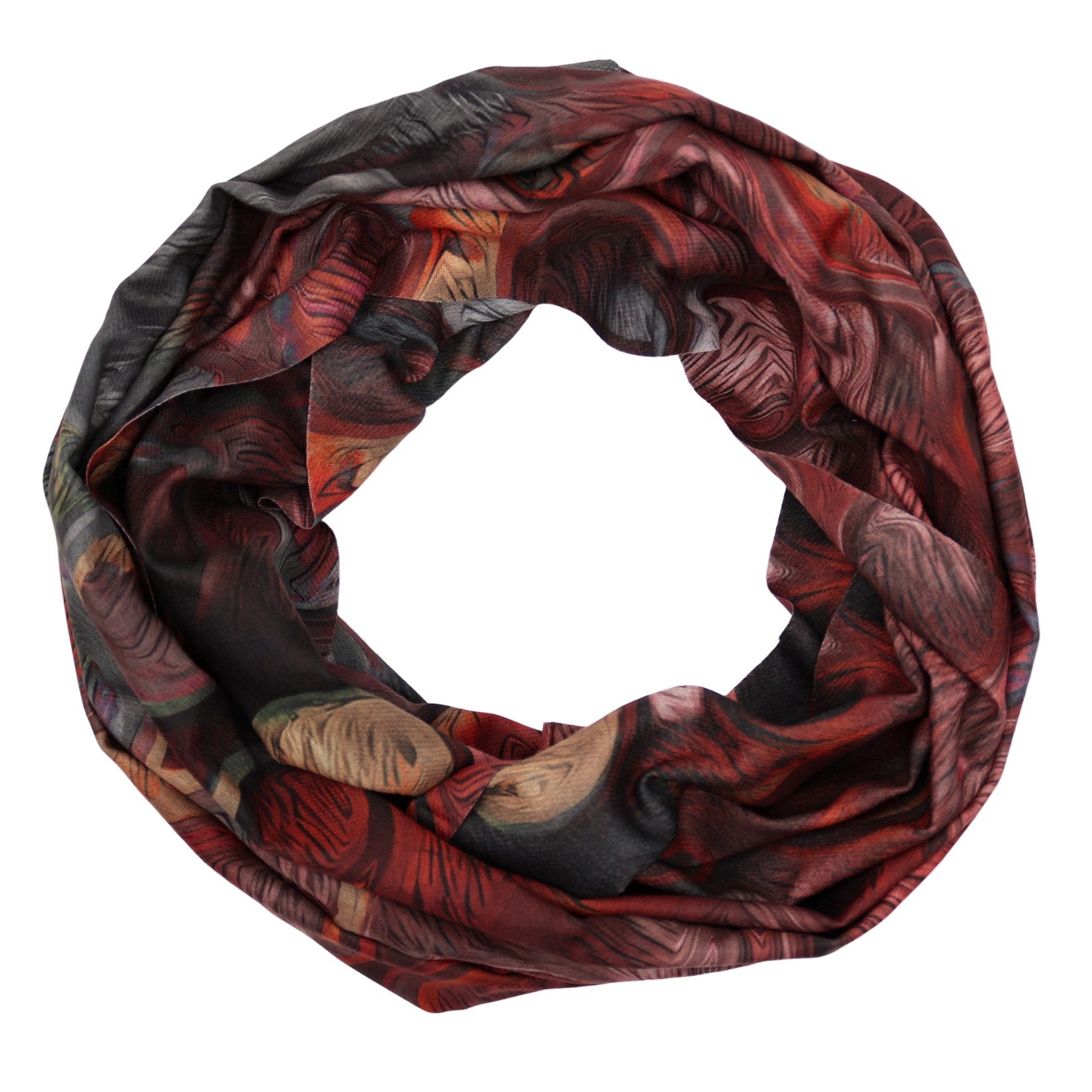 MIRROSI Loop Damen Schal mit Kreis-Muster günstig online kaufen