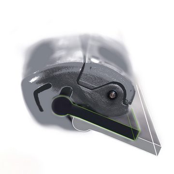 Reinigungsbürsten-Set UNGER ErgoTec Ninja Fensterwischer 40° Breite 45 cm Griff ergonomisch Soft-Gummi