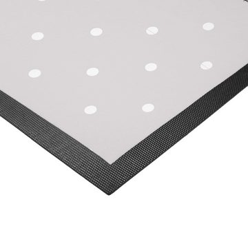 Fußmatte 50 x 75 cm Bär Schultüte - Grau Pastell - Geschenk, Erster Schultag G, Mr. & Mrs. Panda, Höhe: 0.3 mm, Herzliches Willkommen