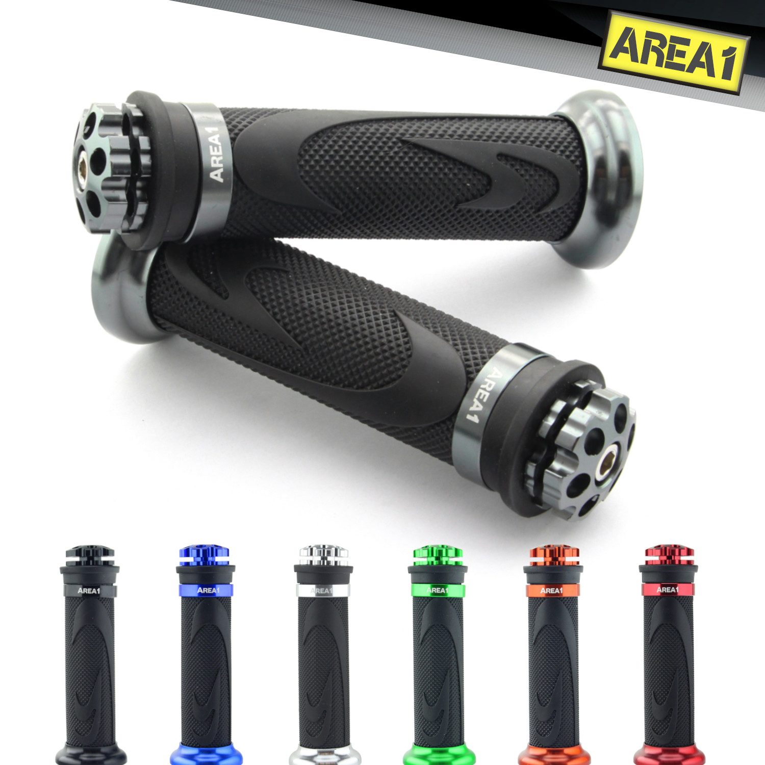 Griff Motorrad/ Motorroller Lenkergriffe 2 Stück 1x 22mm + 1x 24-25mm