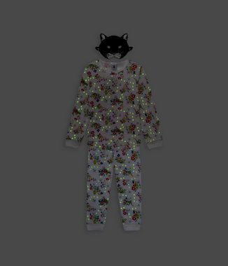 Petit Bateau Schlafanzug Petit Bateau Schlafanzug mit leuchtendem Leopardenprint für Mädchen