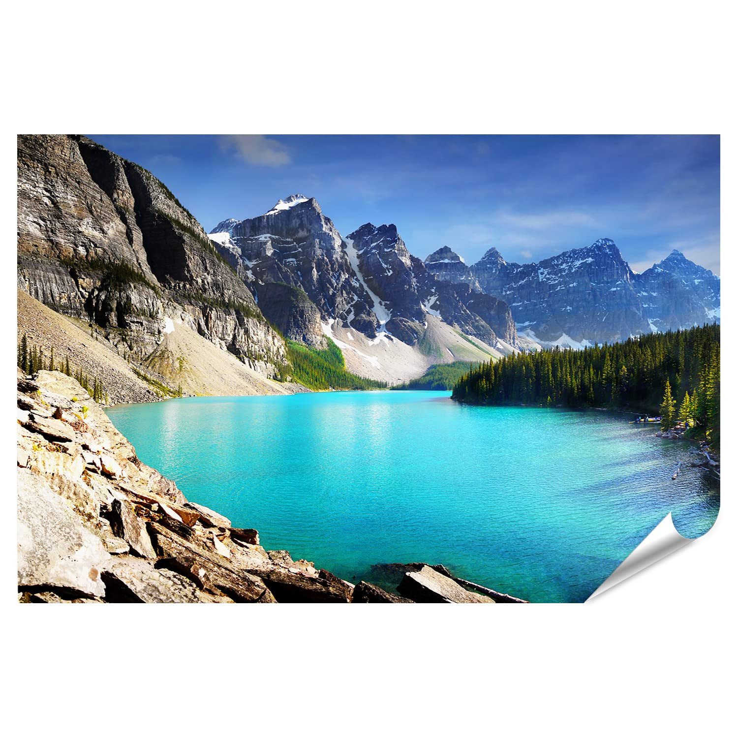 islandburner Poster Kanada Natur Landschaft Banff National Park Landschaftlich Fotodruck