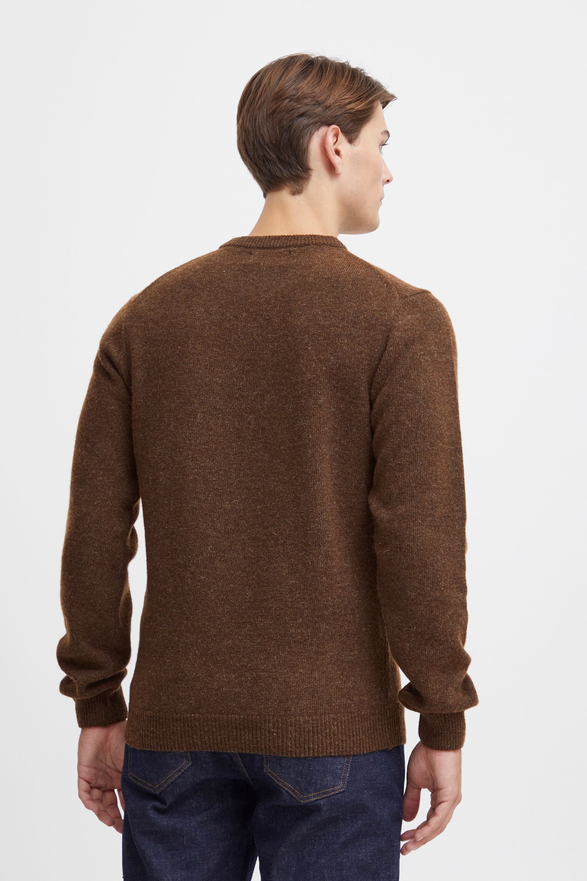 Casual Friday Rundhalspullover CFKarl Modischer Feinstrick-Pullover