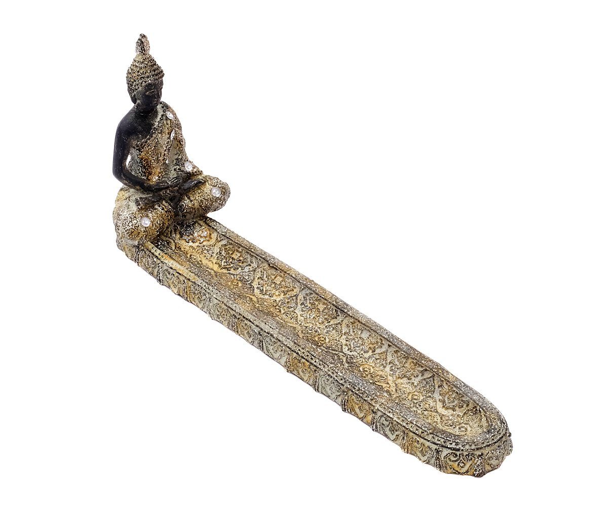 Brillibrum Dekofigur Räucherstäbchenhalter Buddha Räucher-Zubehör Buddhismus