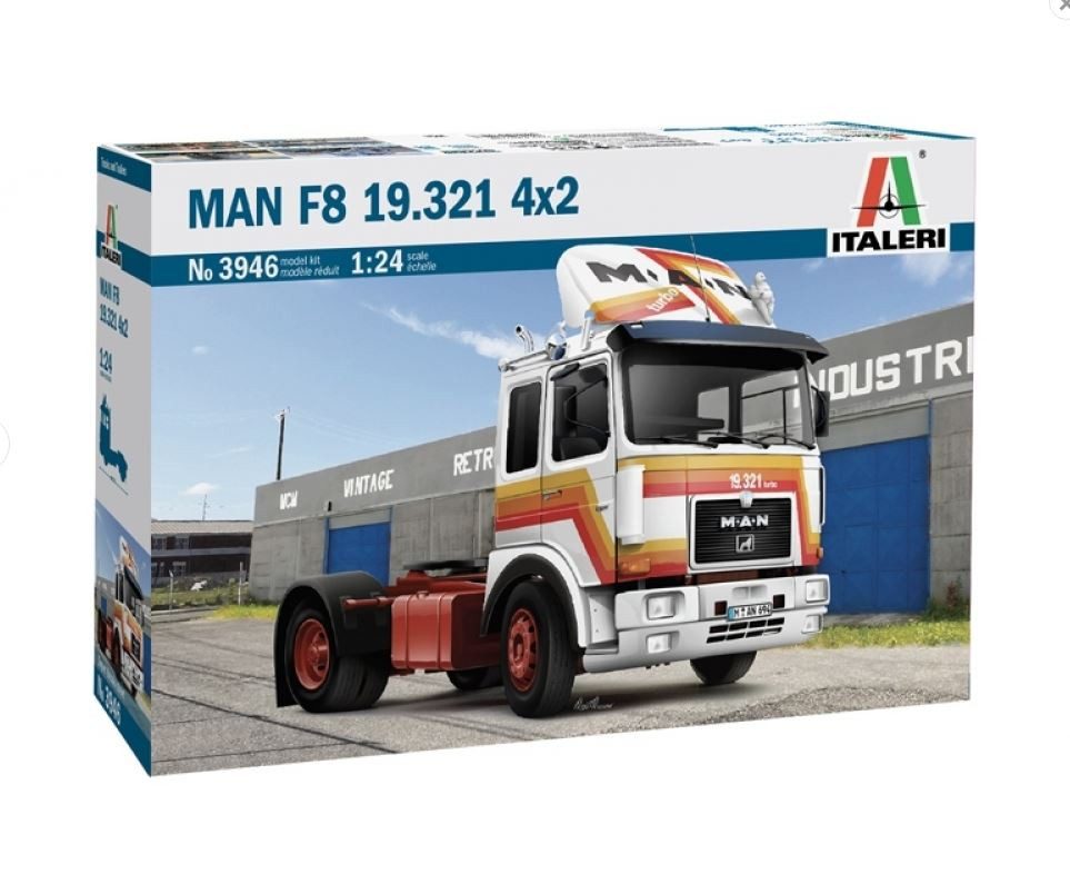 Modellbausatz Italeri 1:24 MAN F8 19.321 2Achs