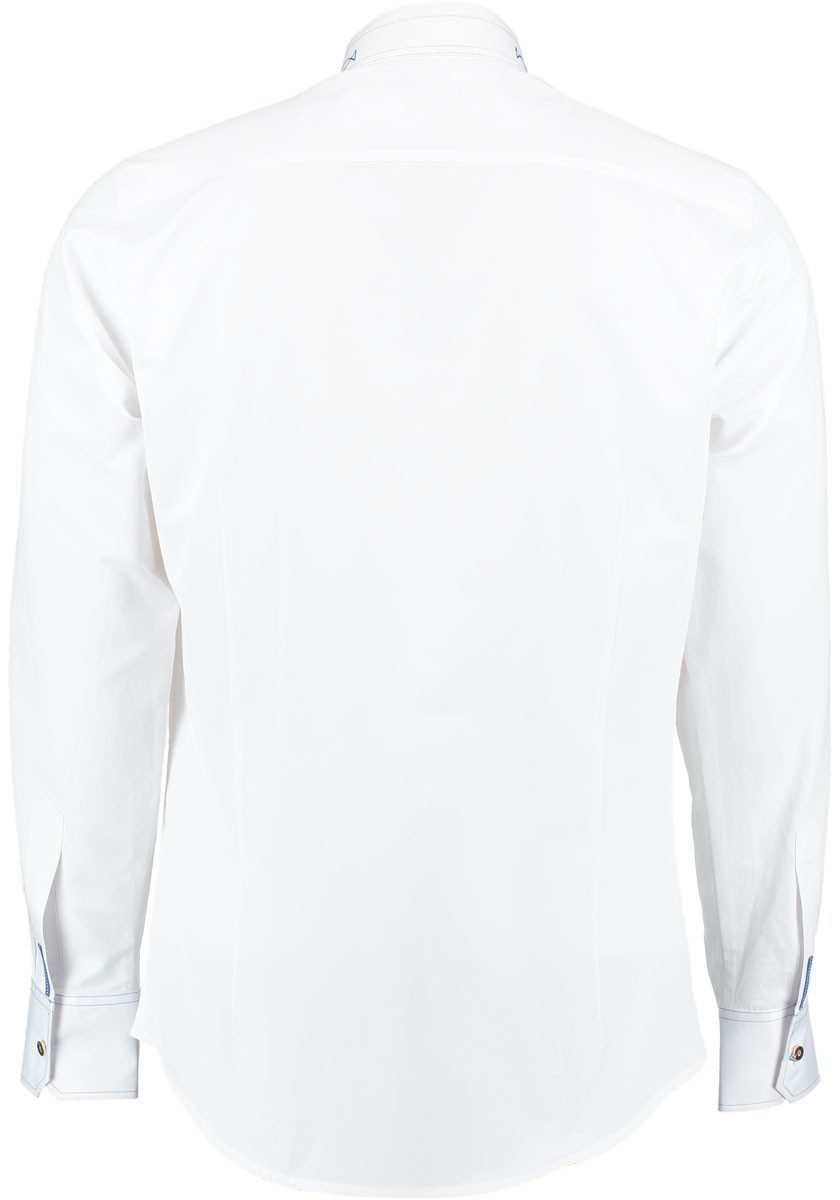 OS Trachten Trachtenhemd Storax Langarmhemd mit Stickerei auf dem Stehkrage günstig online kaufen