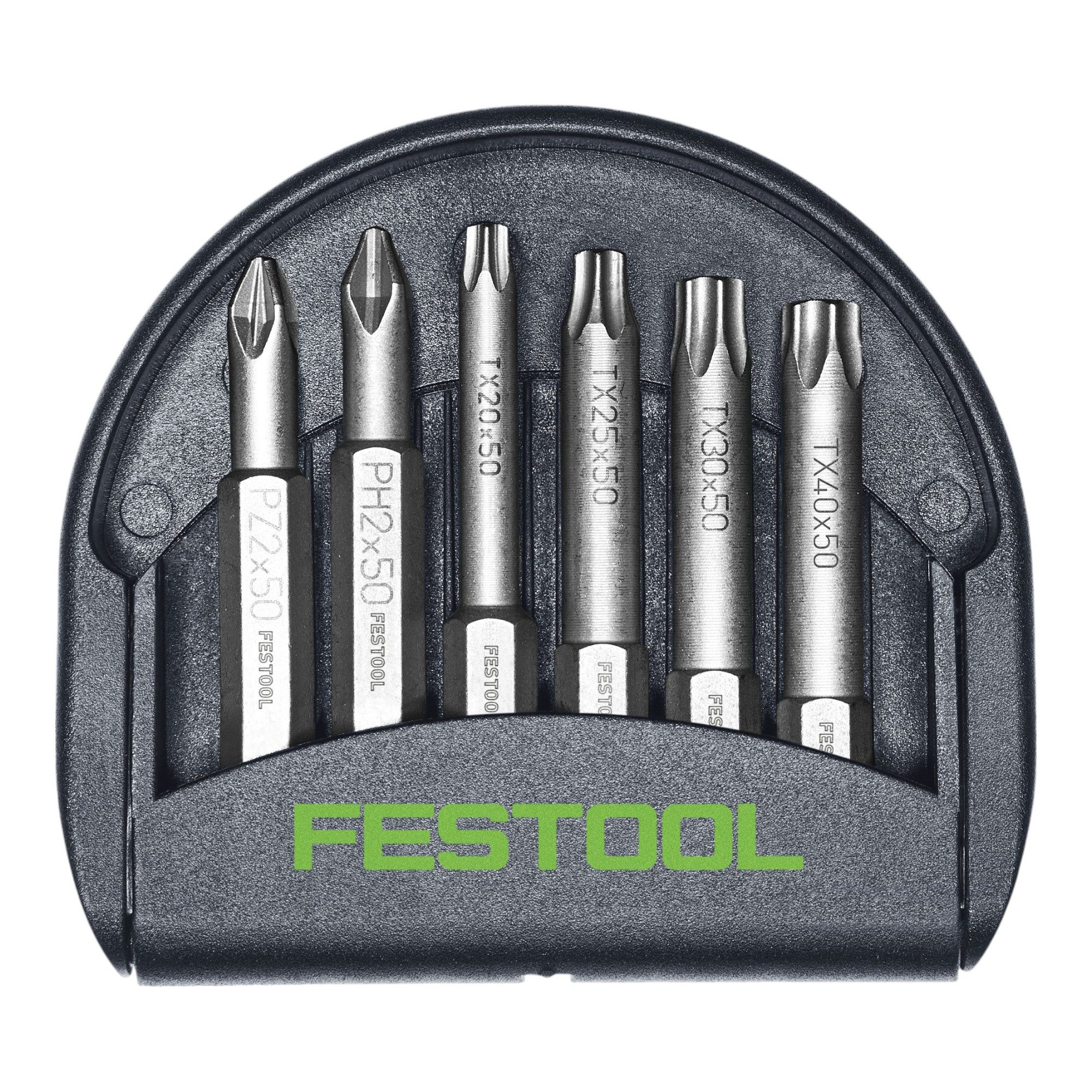 FESTOOL Bohrer- und Bitset BT-IMP SORT5 Bitkassette (204385) für Akku-Schlagschrauber TID 18