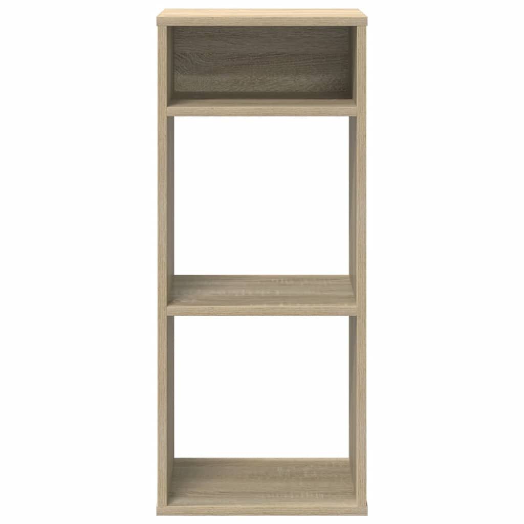 vidaXL Bücherregal Bücherregal Sonoma-Eiche 34x31x80 cm Holzwerkstoff, 1-tlg. – Bild 4 von 5