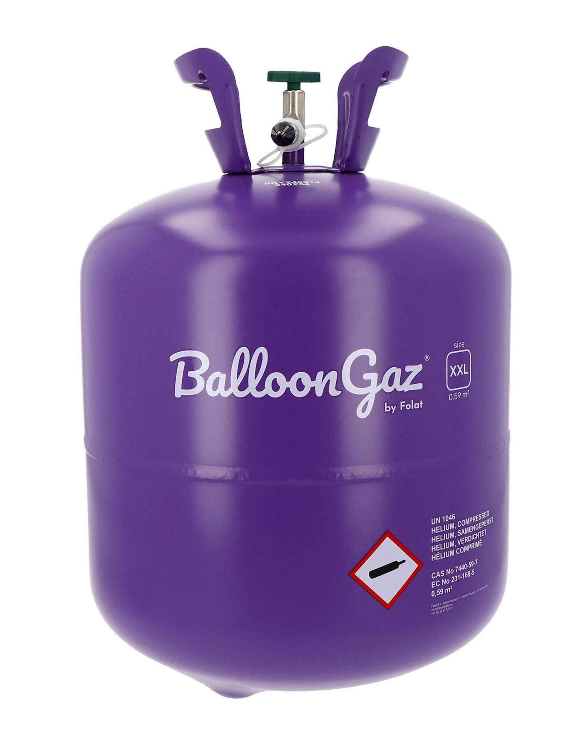 Folat Kostüm Гелийflasche für 85 Ballons