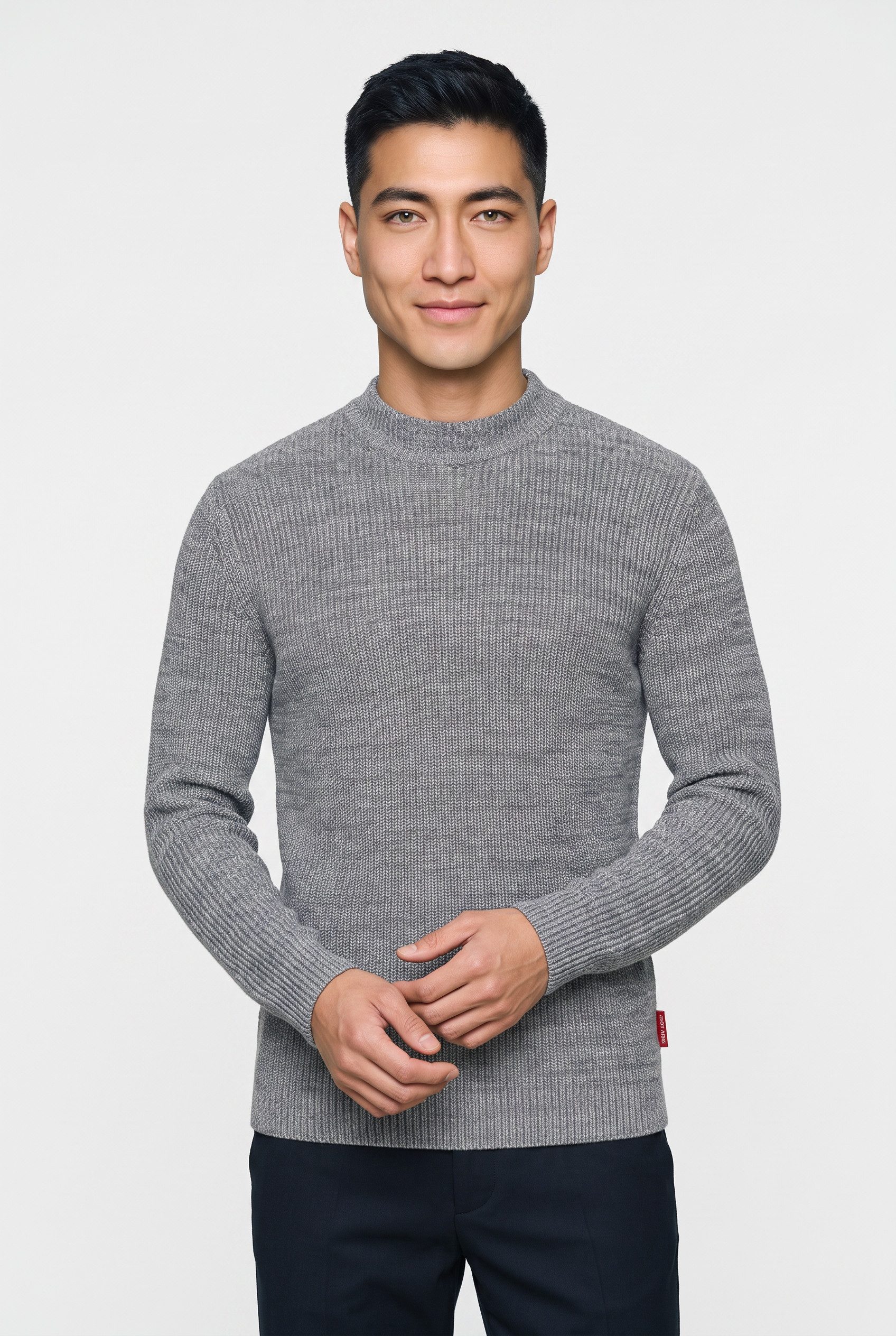 Joop Jeans Strickpullover Orlinor mit Stehkragen