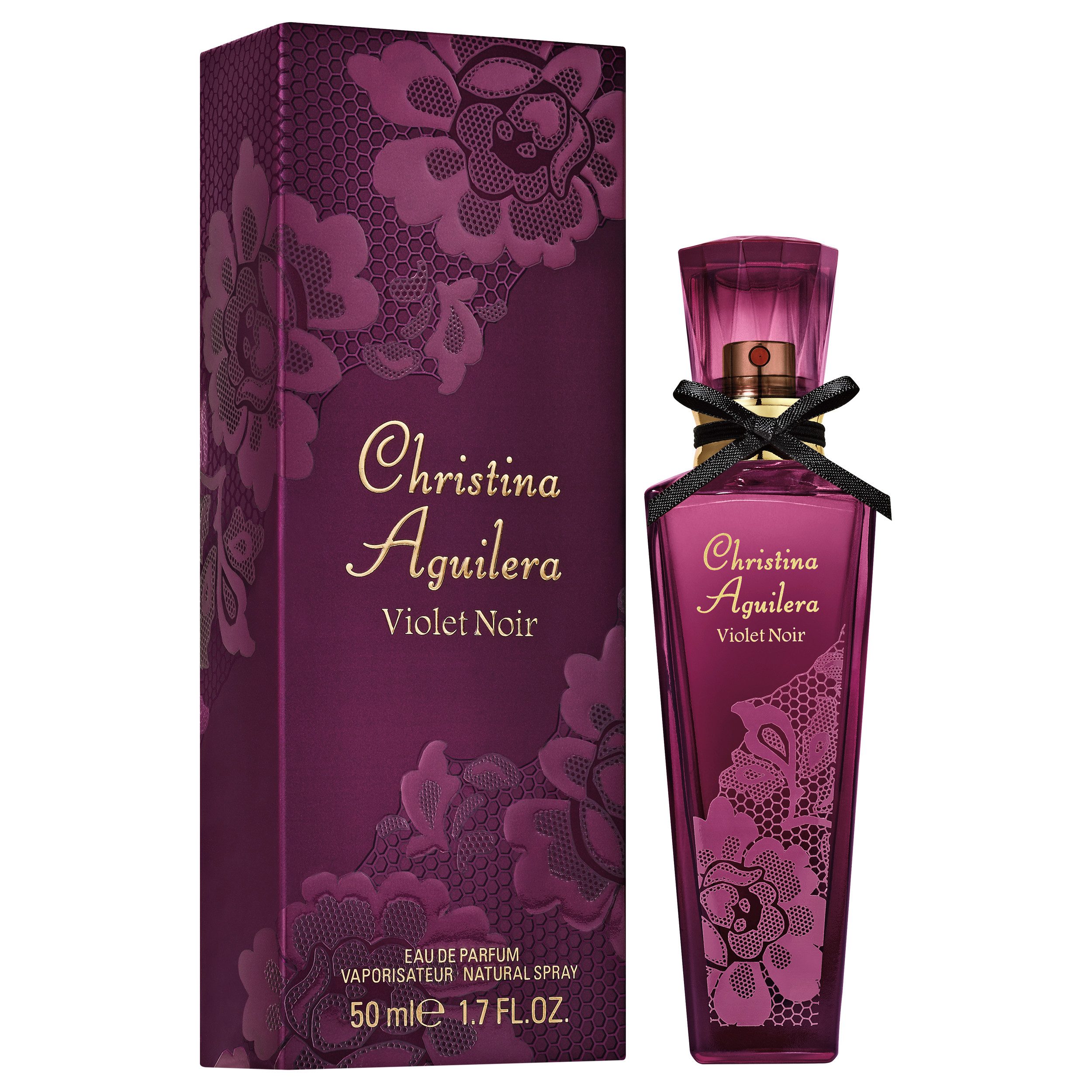 Christina Aguilera Eau de Parfum VIOLET NOIR EDP, mit prickelnden Früchten