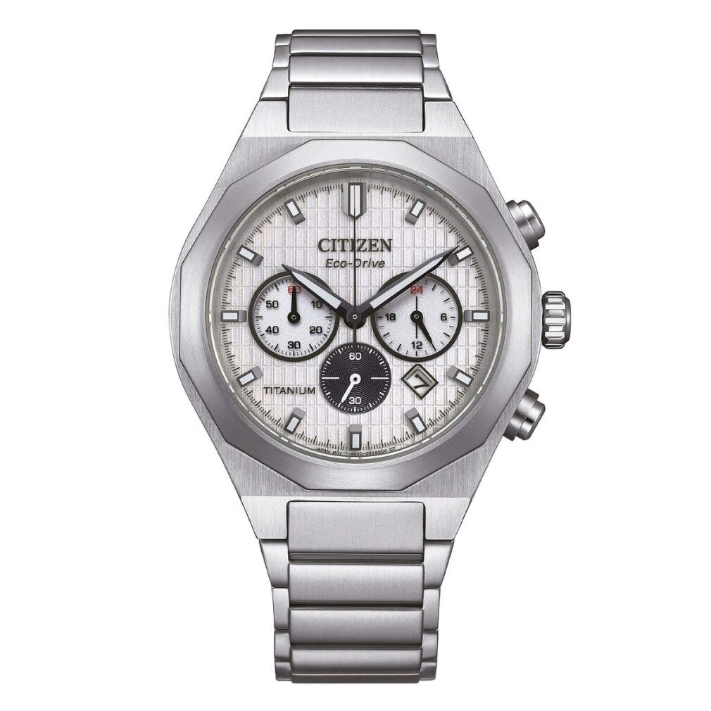 Citizen Luxusuhr Herrenuhr SUPER TITANIUM Silberfarben
