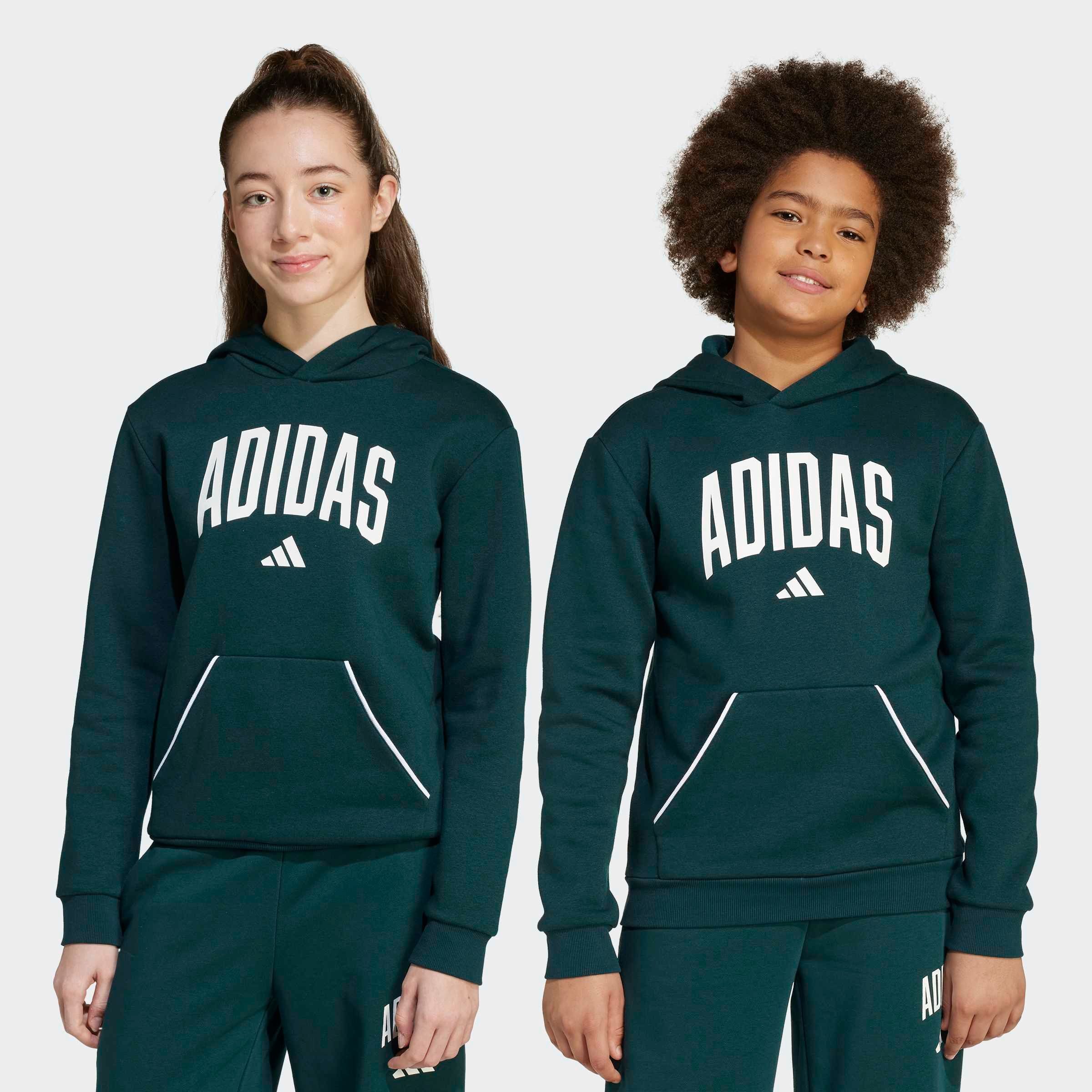 adidas Sportswear Kapuzensweatshirt SEASONALS ESSENTIALS COLLEGIATE TYPOGRAPHY KIDS HOODIE