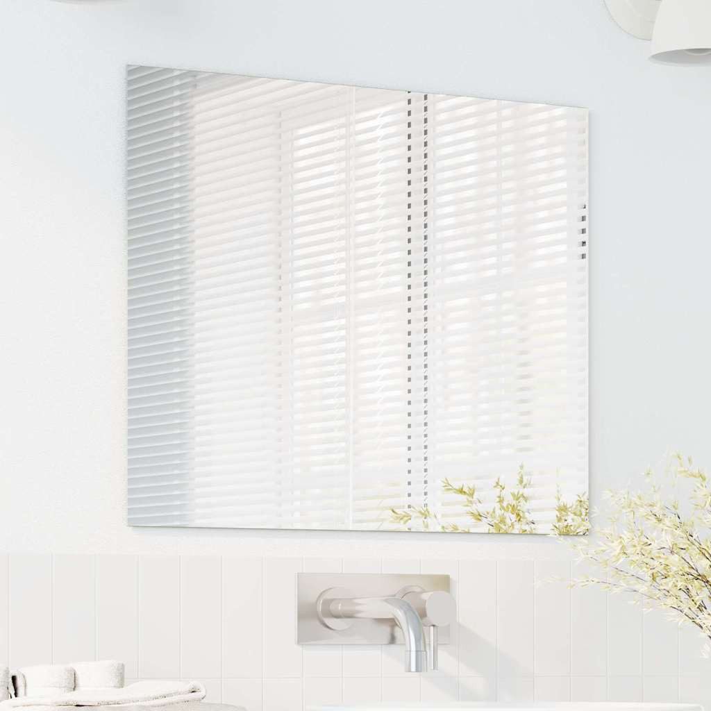 vidaXL Spiegel Wandspiegel Rechtwinklig 50 x 60 cm Gehärtetes Glas (1-St)